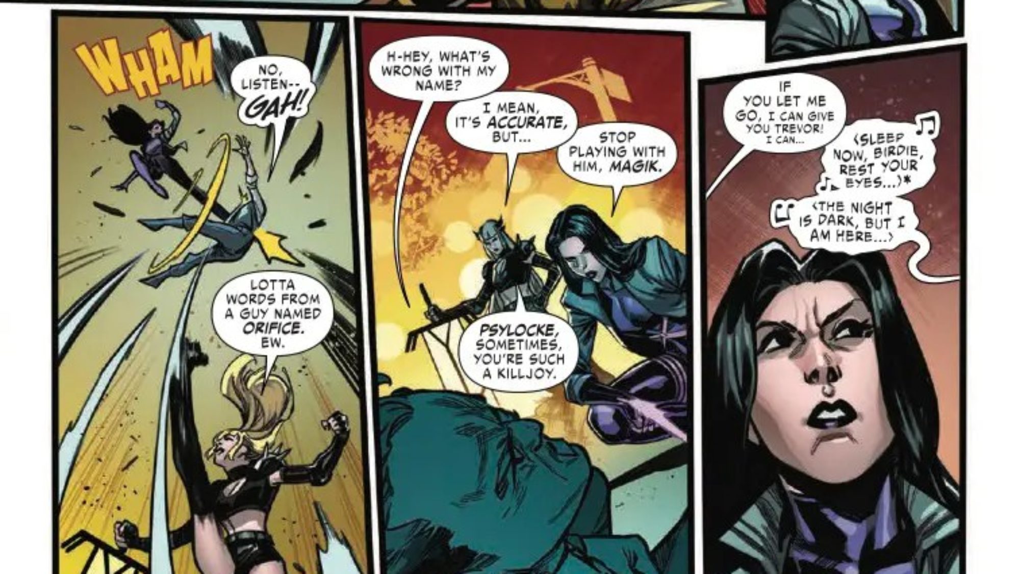 Psylocke #6 Preview: Psychic Therapy Session