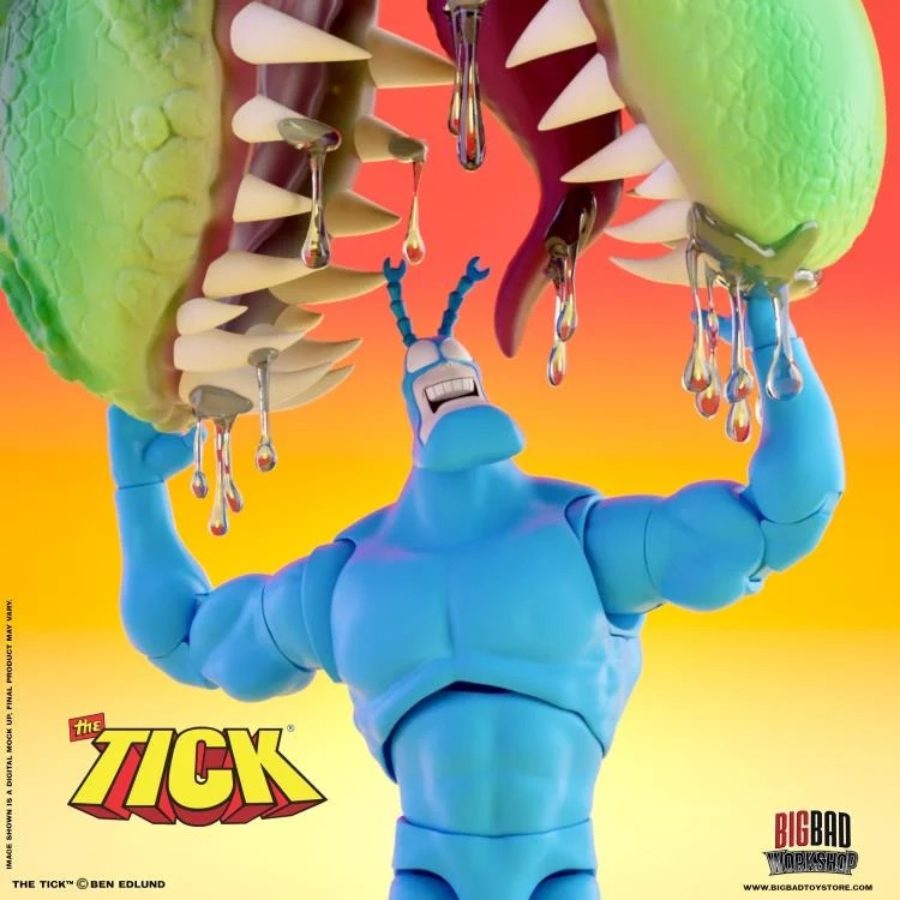 Big Bad Workshop Debuts The Tick Longbox Heroes Prestige Figure