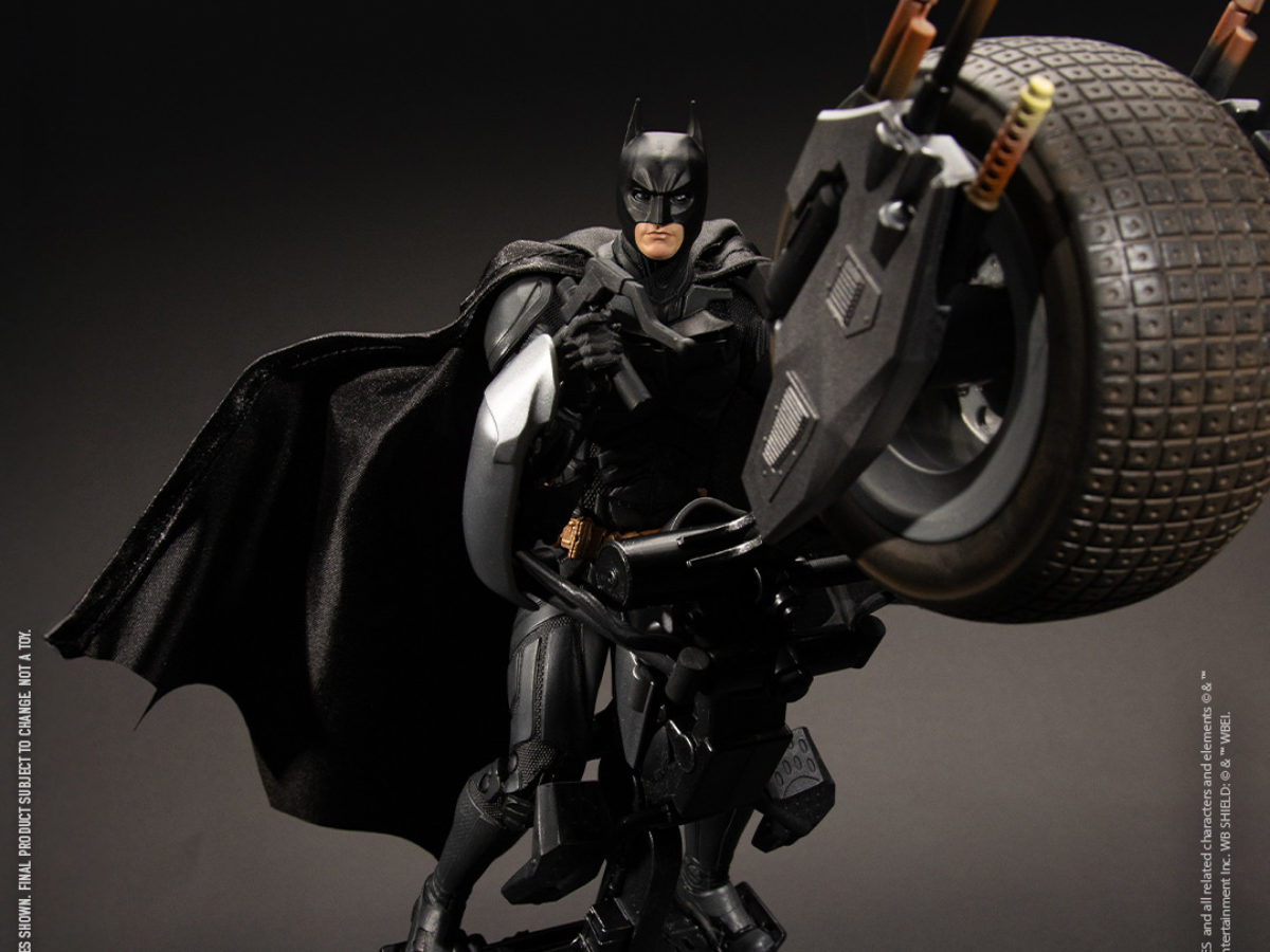 The Dark Knight Rises Batpod and Batman Arrives from McFarlane