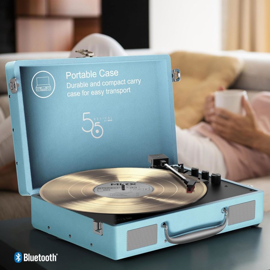 MIXX Revival 55 Vinyl Record Player Keeps Music Alive and Portable