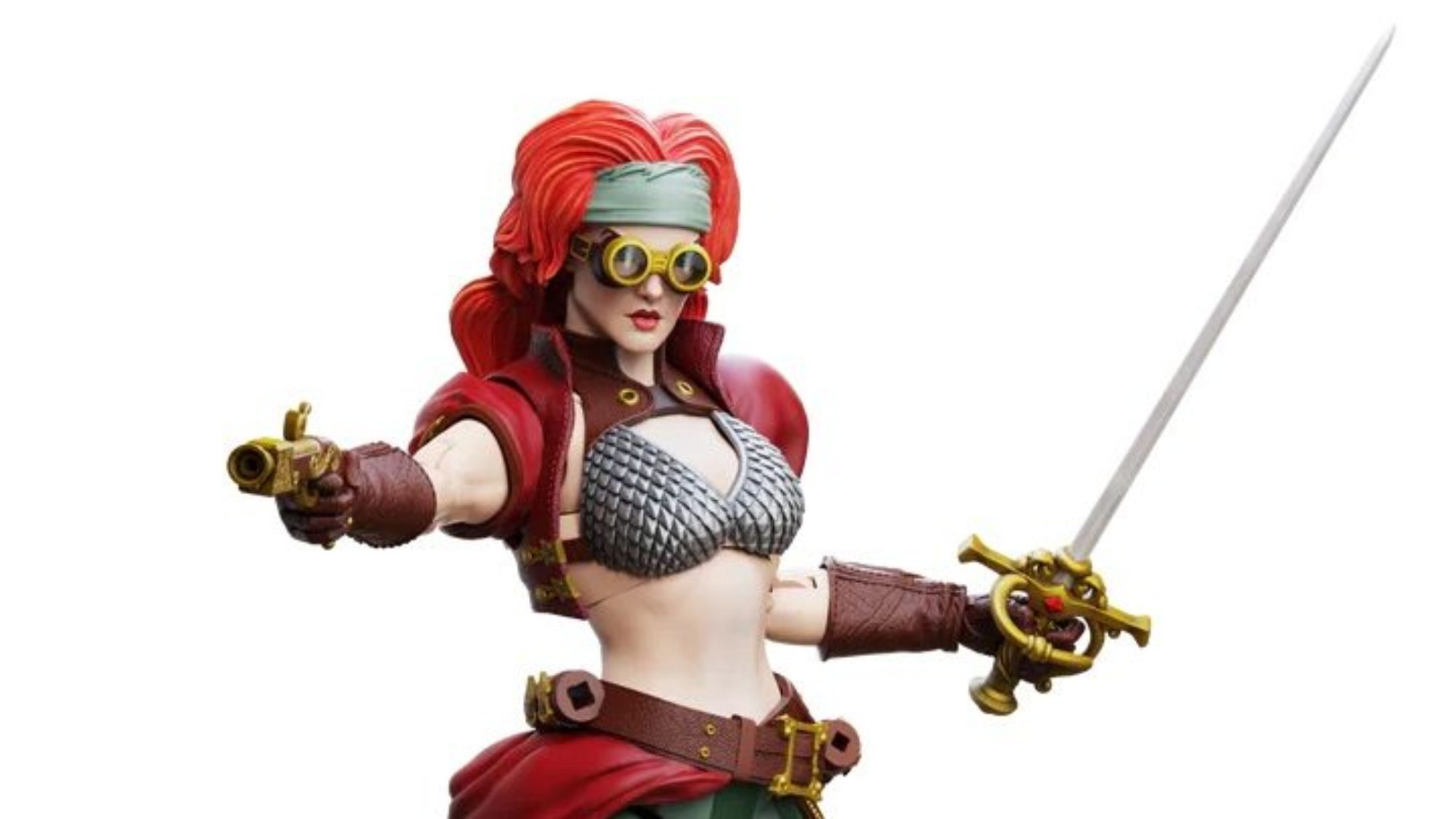 Boss Fight Studio Debuts New Red Sonja: Steampunk 1/12 Figure