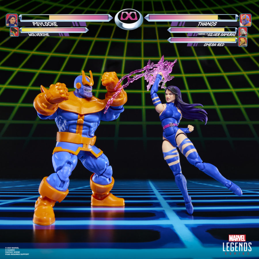 アメコミ MARVEL GAMERVERSE PSYLOCKE vs THANOS New Marvel Legends Psylocke vs Thanos Gamerverse 2-Pack Revealed