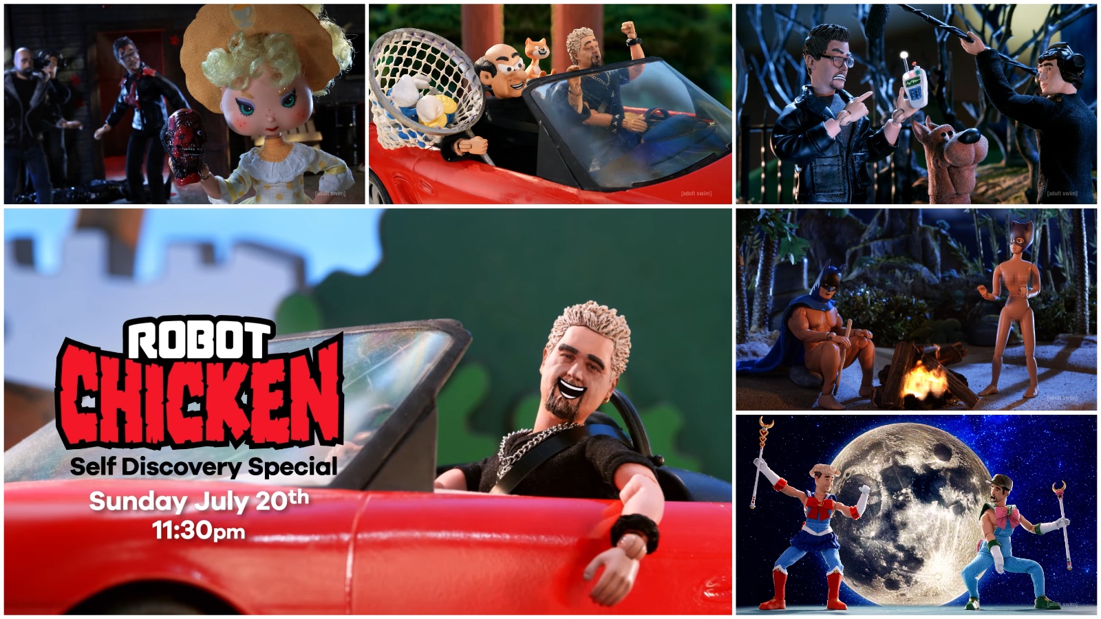 Robot Chicken 20th Anniv Special: Batman, Smurfs/Guy Fieri & More