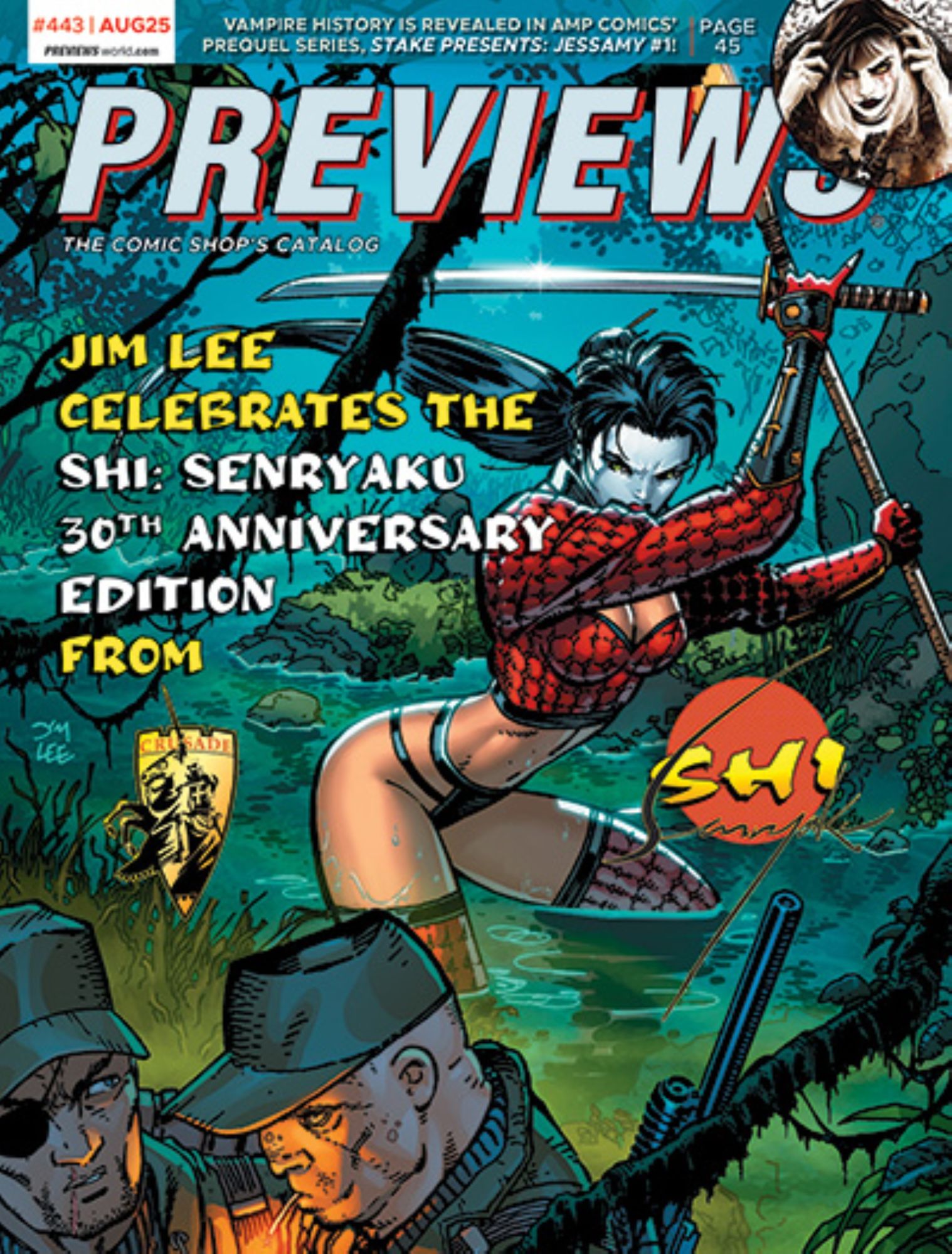 Jim Lee's Shi On The Cover Of Diamond Previews Digital Catalog