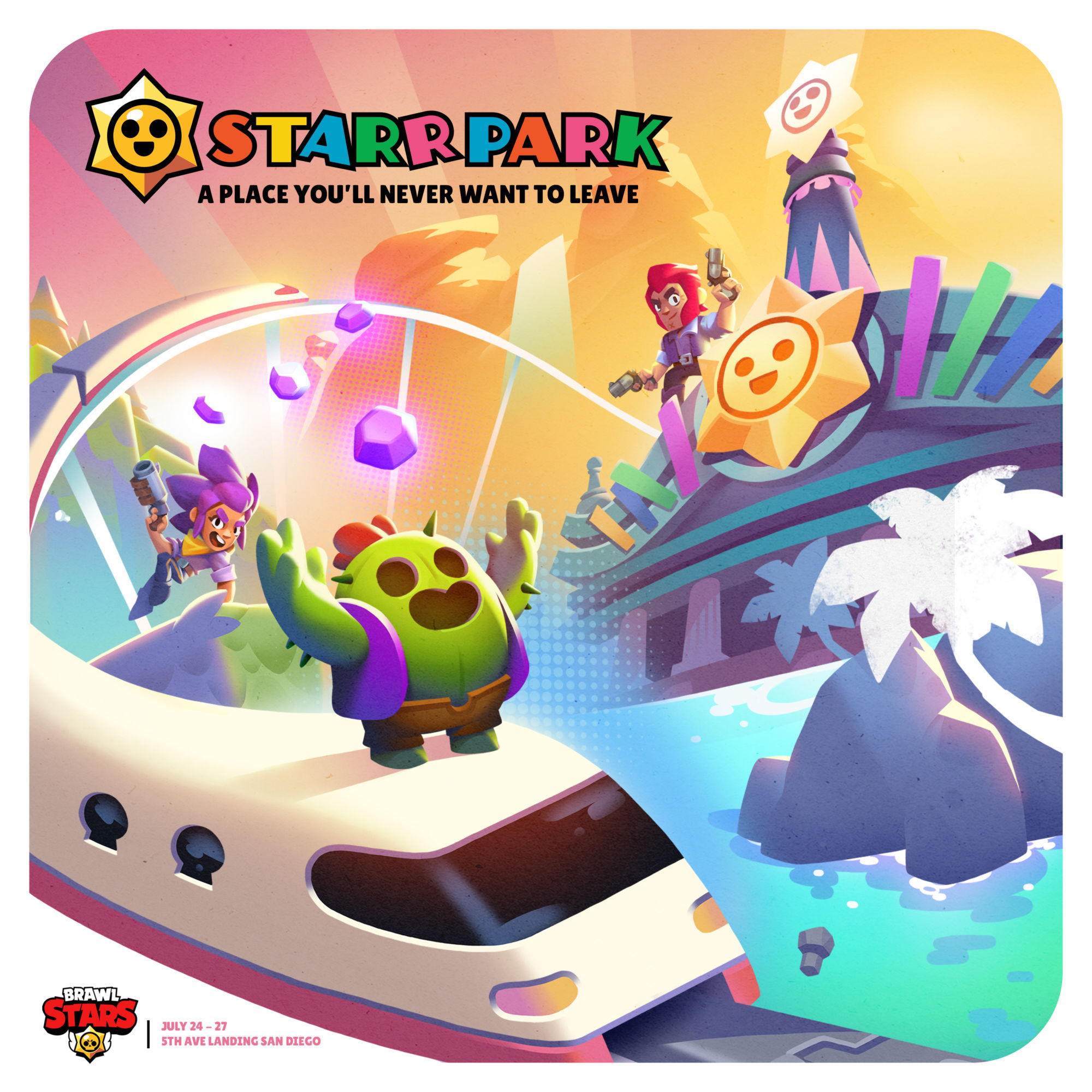 Brawl Stars Reveals Starr Park Immersive Experience For SDCC 2025 Brawl Stars Reveals Starr Park Immersive Experience For SDCC 2025