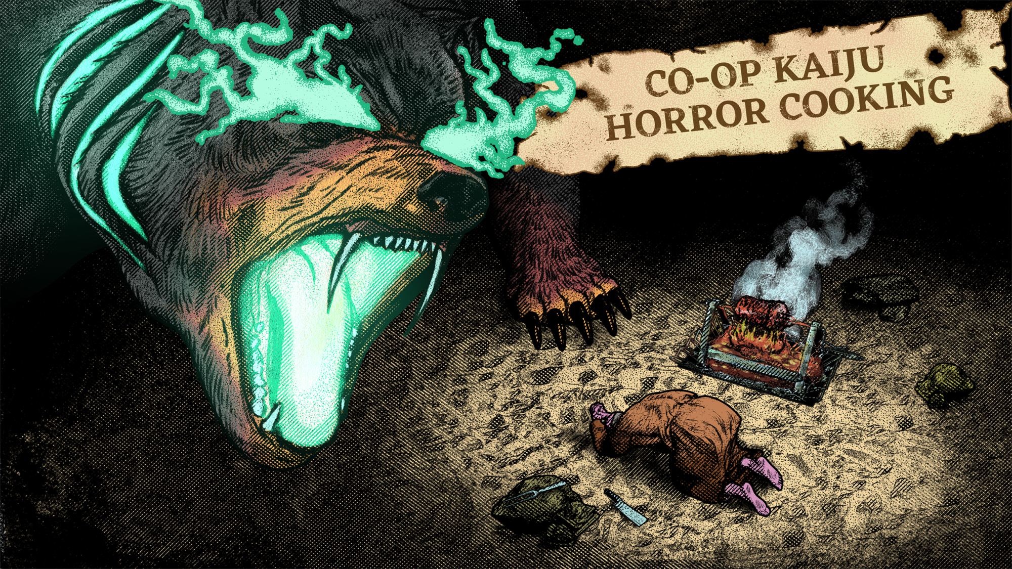 Strange Scaffold Reveals Co-Op Kaiju Horror Cooking