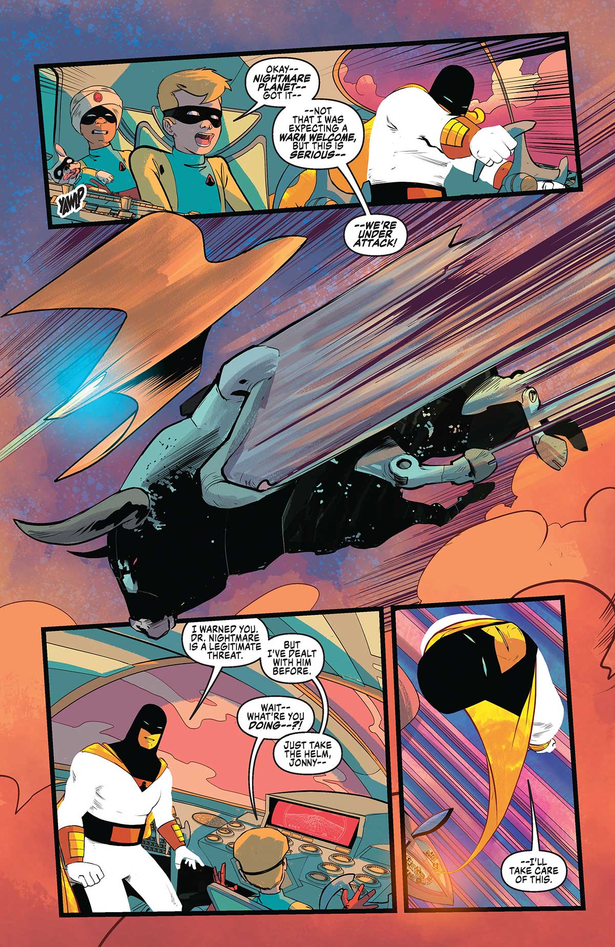 Space Ghost/Jonny Quest Space Quest #2 Preview: Time Travel Tantrums