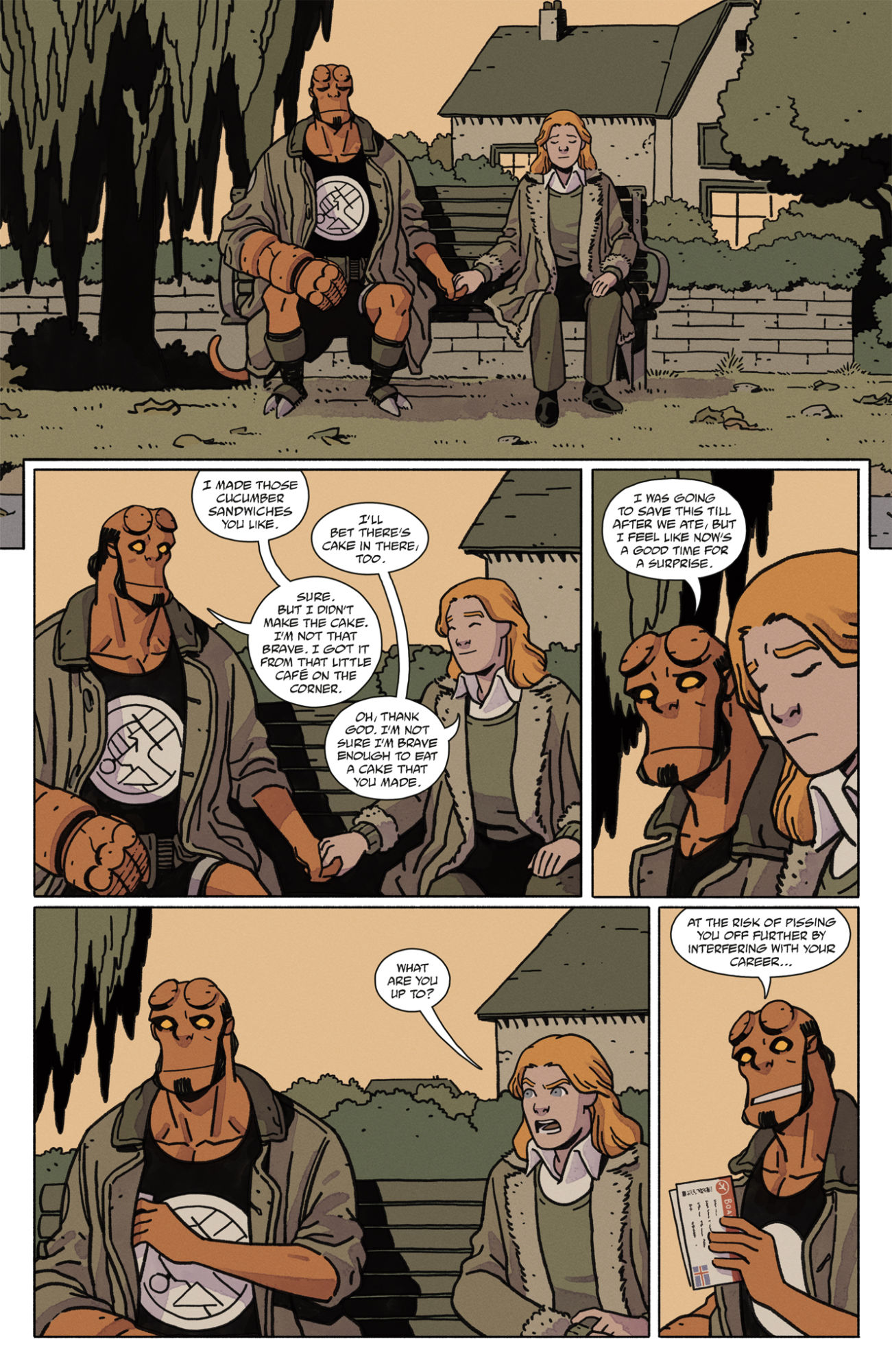 Hellboy in Love: The Art of Fire #1 Preview: Lava and Love Mix