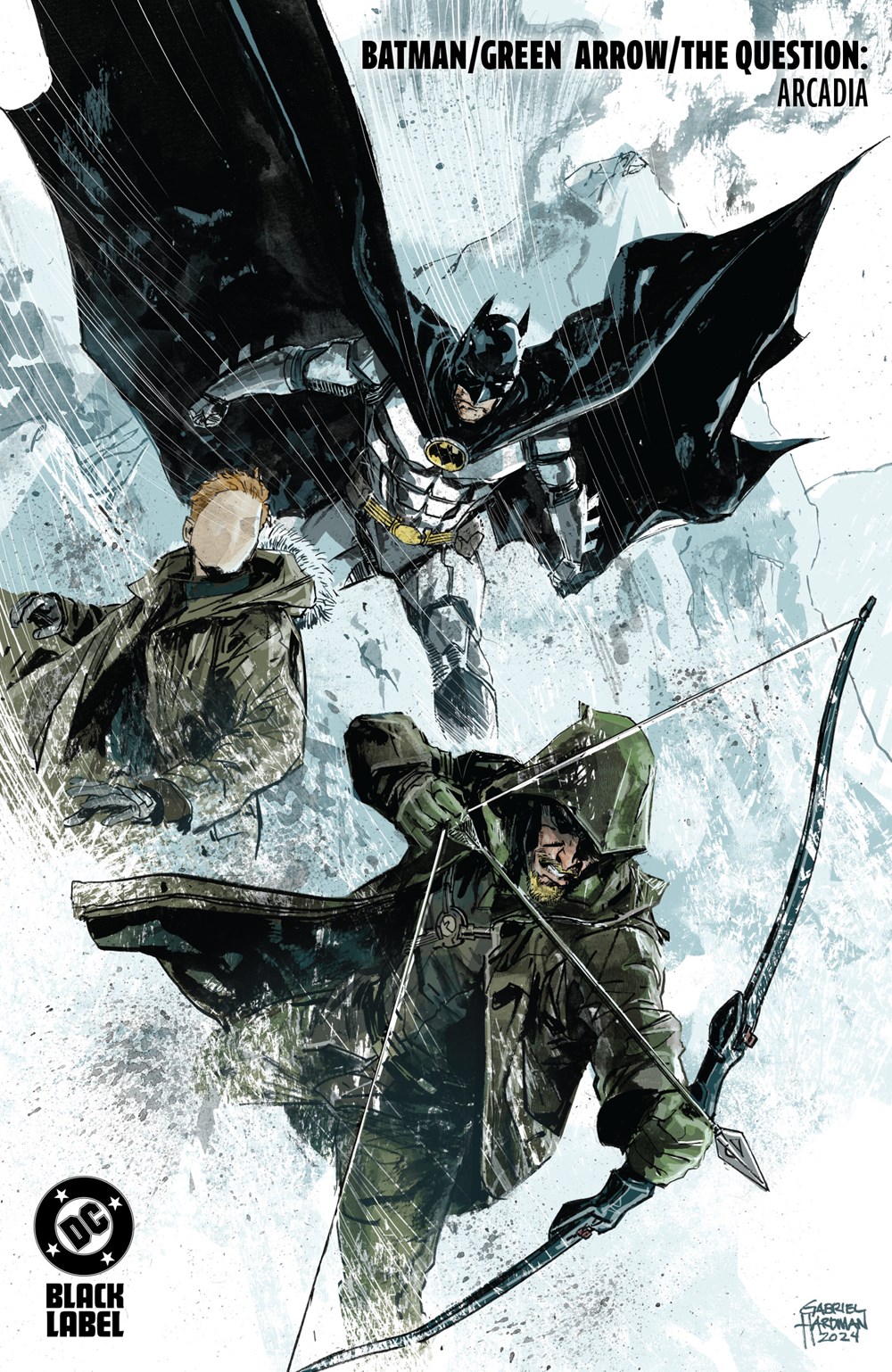 Batman, Green Arrow &#038; The Question Vs A Billionaire by Gabriel Hardman