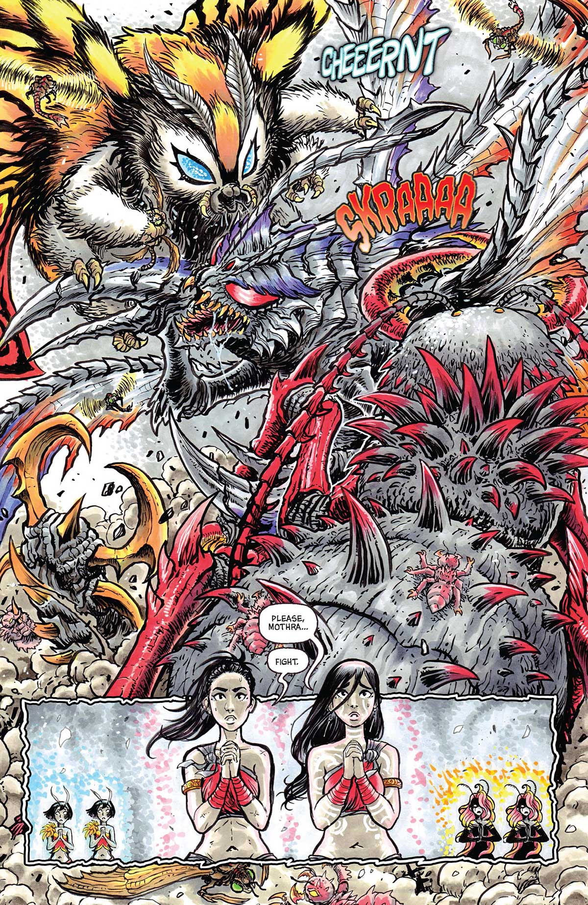 Mothra: Queen of Monsters #5 Preview: Kaiju Frenemy Frenzy