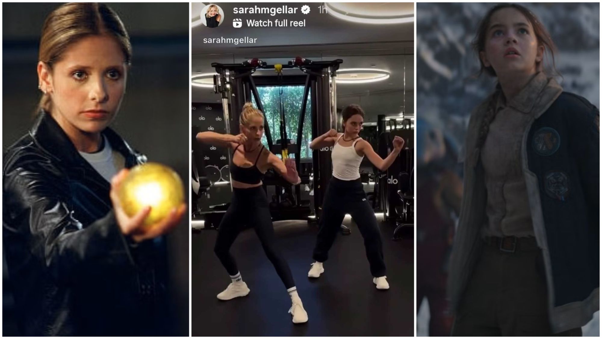 Buffy: Sarah Michelle Gellar, Ryan K Armstrong in Slayer Training Mode