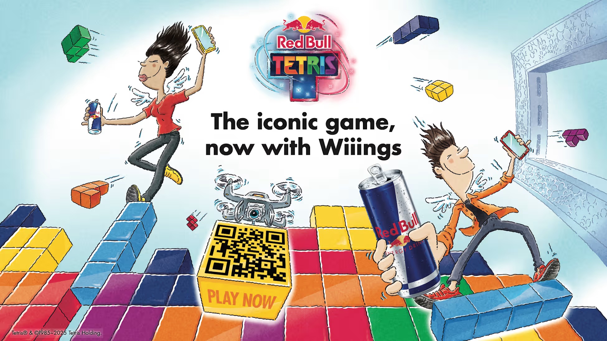 Red Bull & Tetris Partner For Phone-To-Drone Tournament