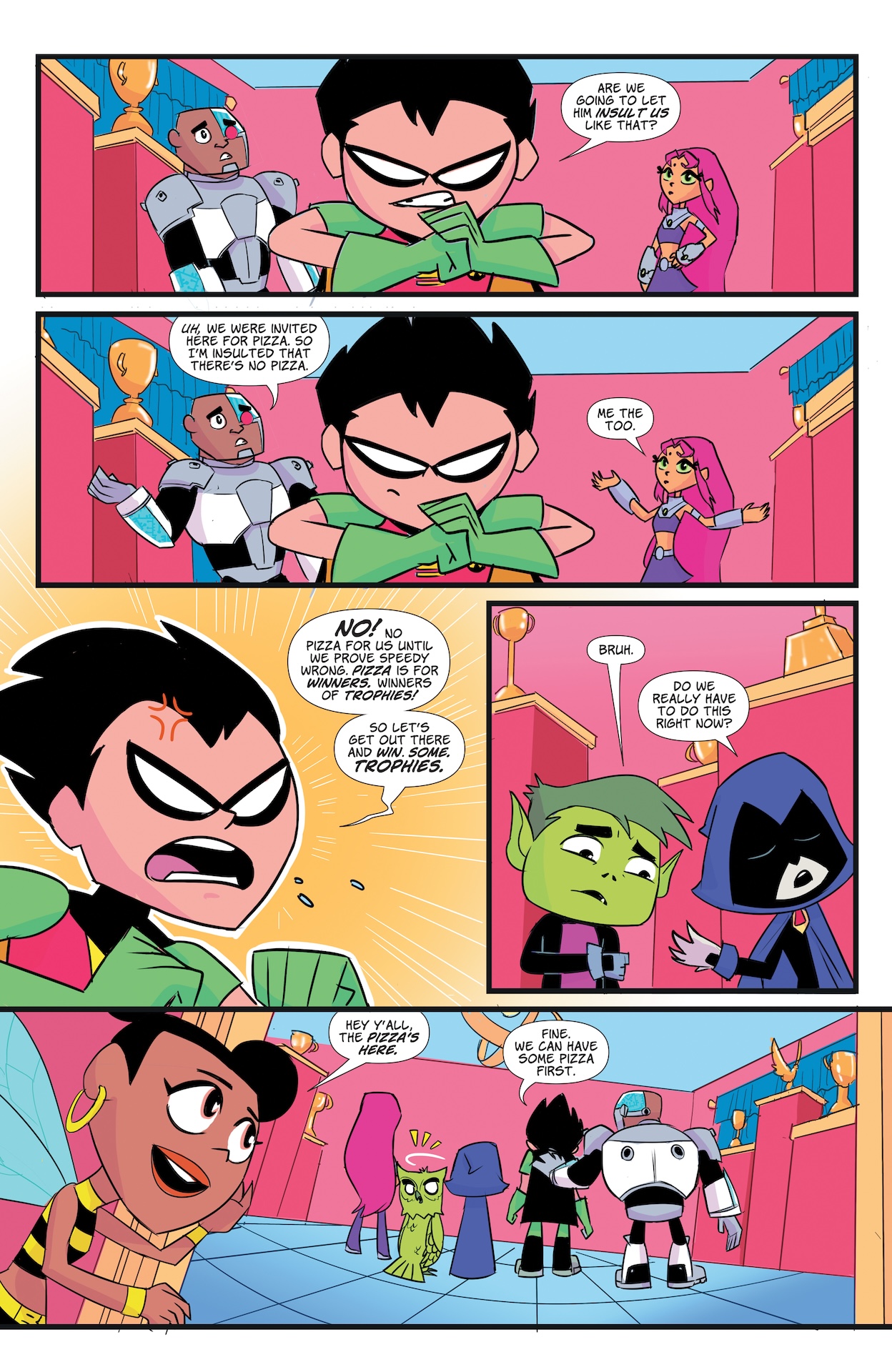 Teen Titans Go #6 Preview: Robin's Trophy Envy Meltdown