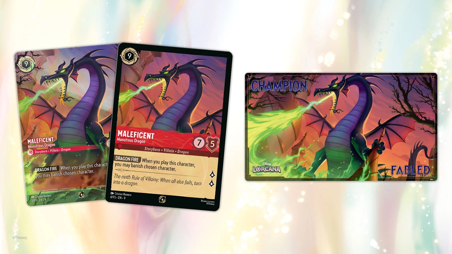 Ravensburger Reveals New Disney Lorcana Fabled Promo & Prize Cards