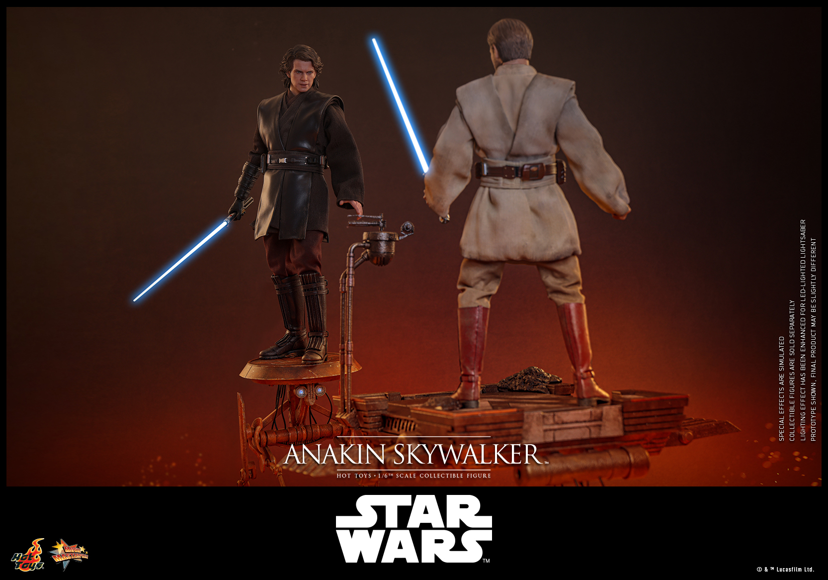 Anakin Skywalker Embraces the Dark Side with New Star Wars 1/6 Figure
