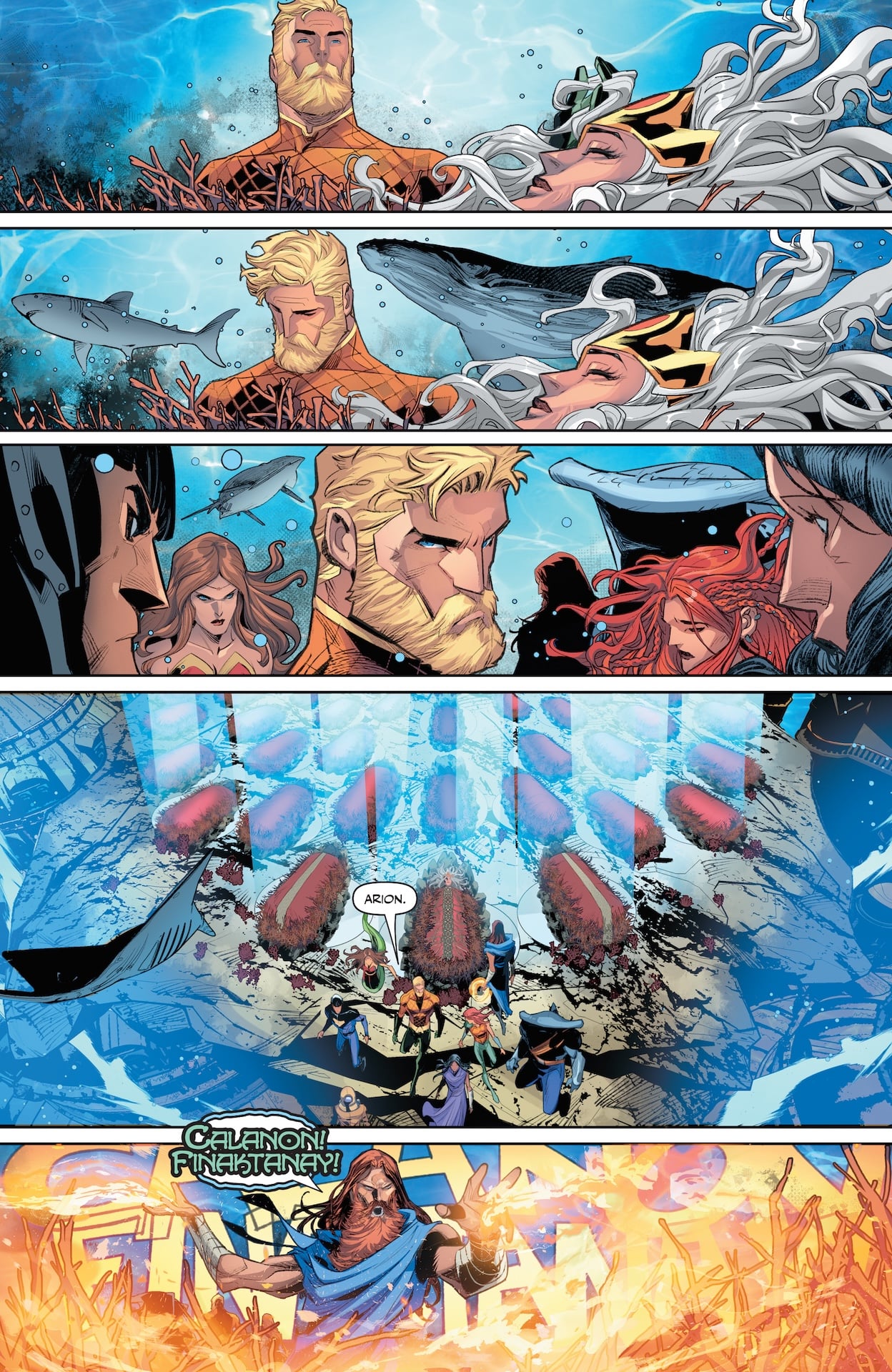 Aquamanaページ SNEAK PEEK: Preview of DC Comics' AQUAMAN: THE BECOMING #2 (Out 10