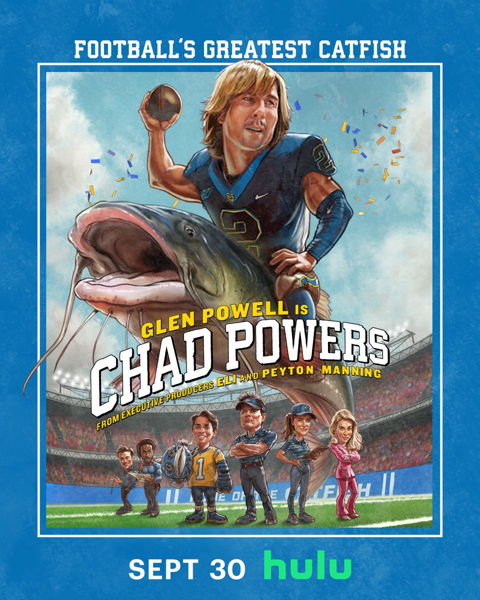 Chad Powers Key Art Poster Spotlights Football's Greatest Catfish