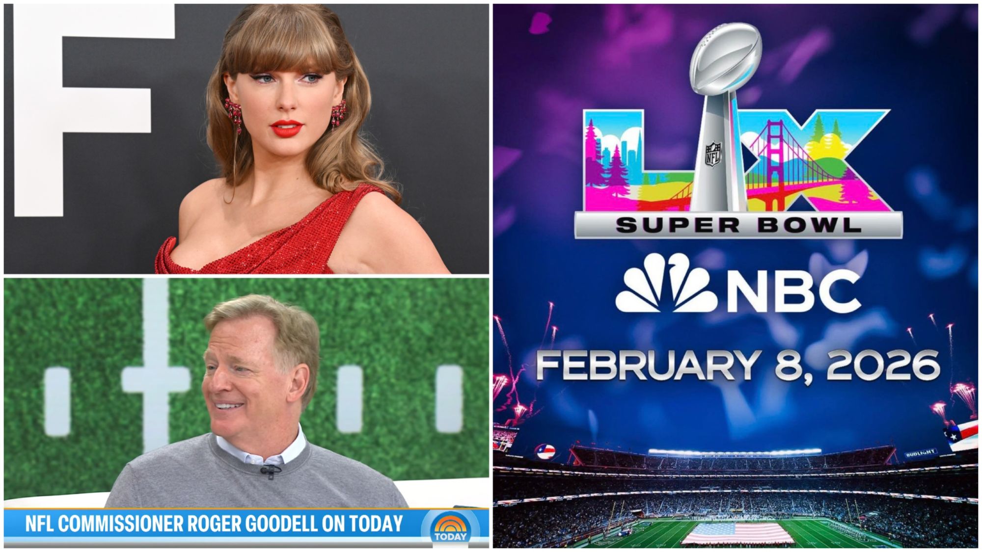 NFL: Roger Goodell on Taylor Swift/Super Bowl Halftime Rumors: "Maybe"