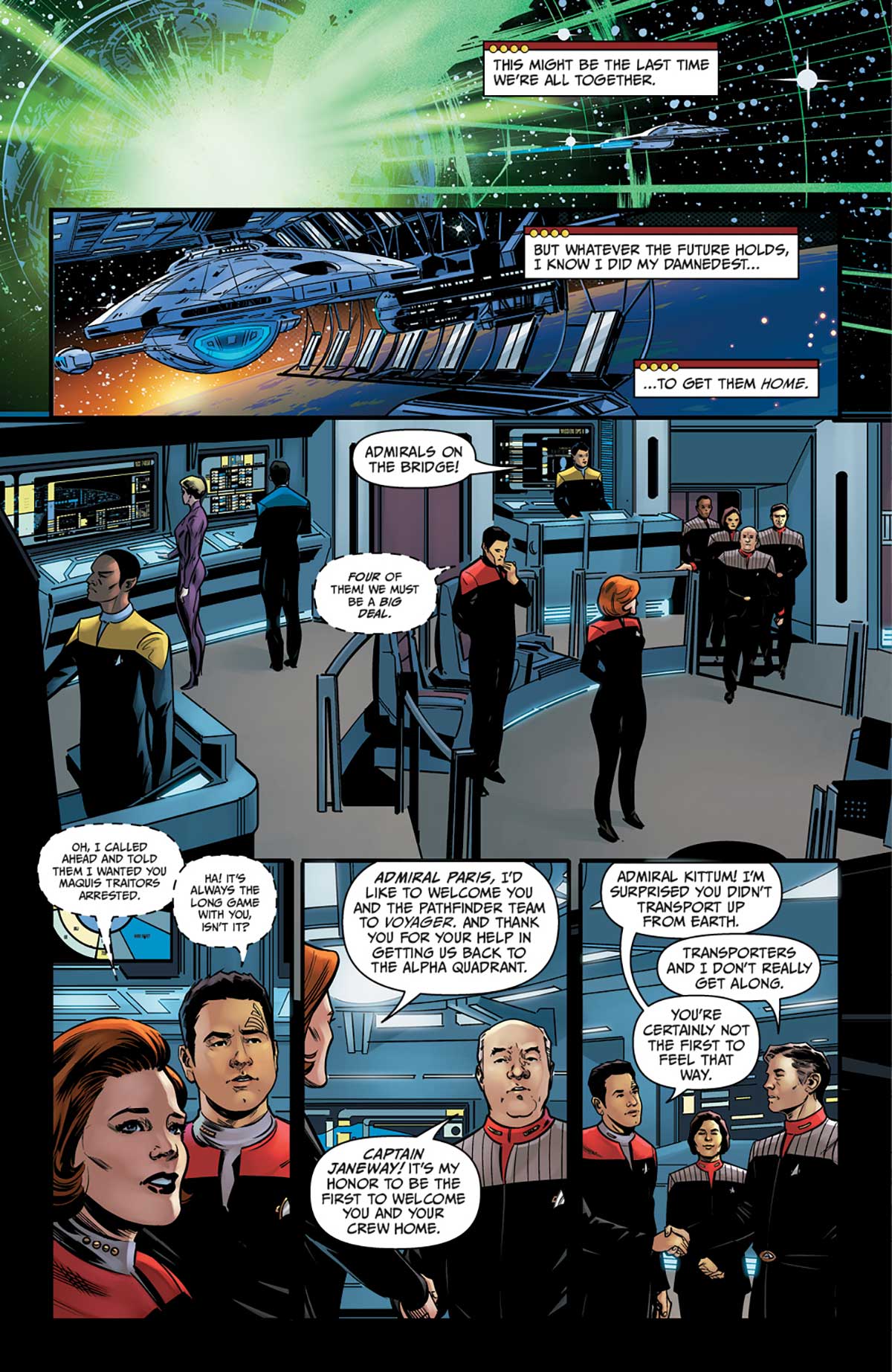 Star Trek: Voyager – Homecoming #1 Preview: Janeway’s Last Rodeo