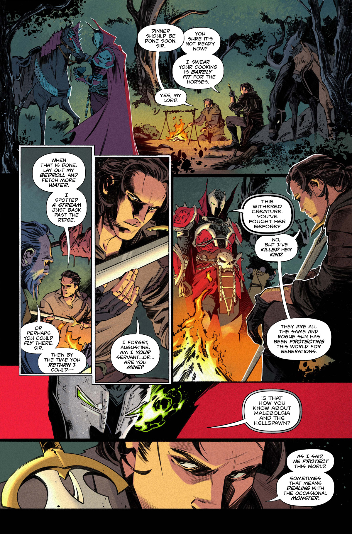 Rogue Sun #30 Preview: Medieval Mashup with Spawn
