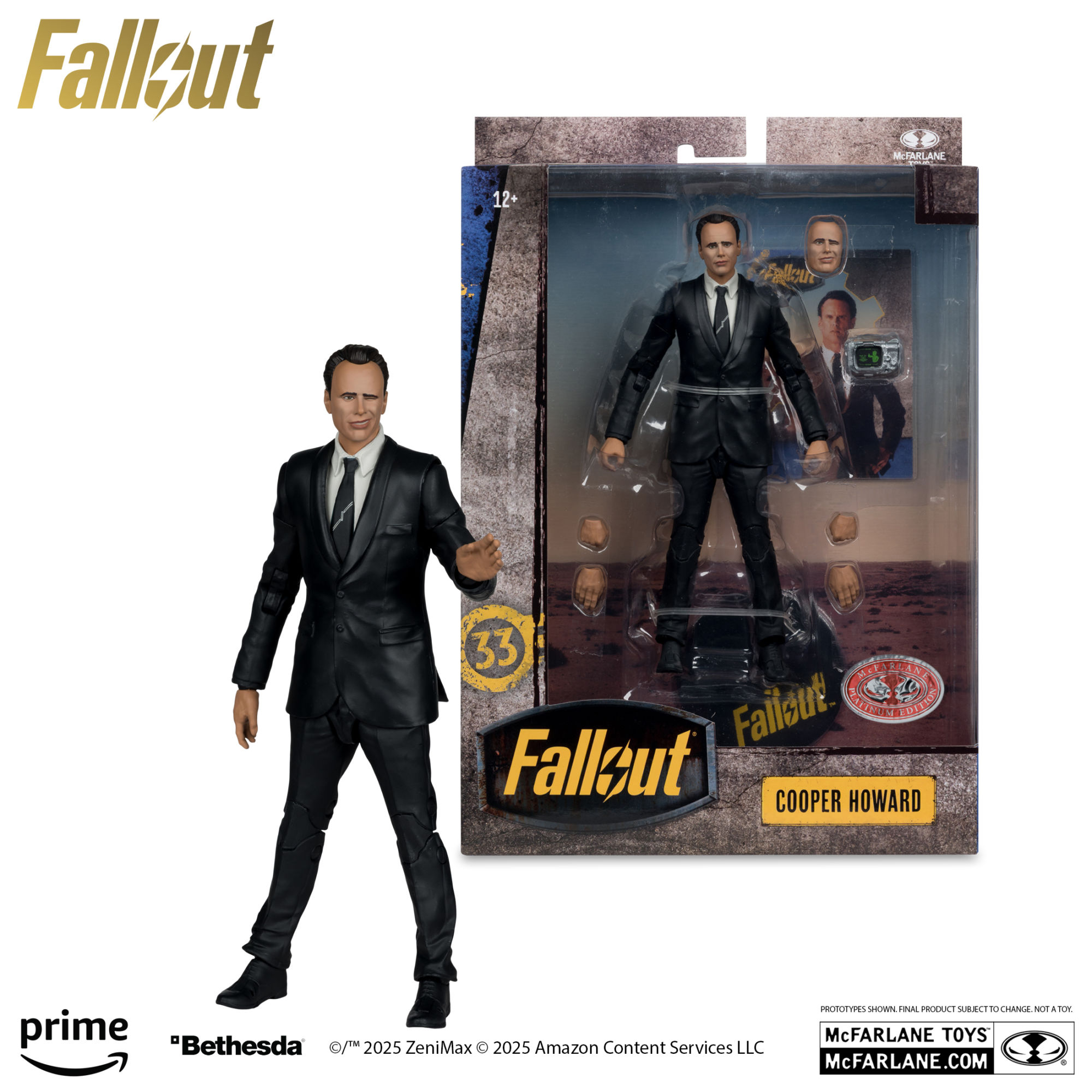 Fallout's Cooper Howard Joins McFarlane with Red Platinum Figure