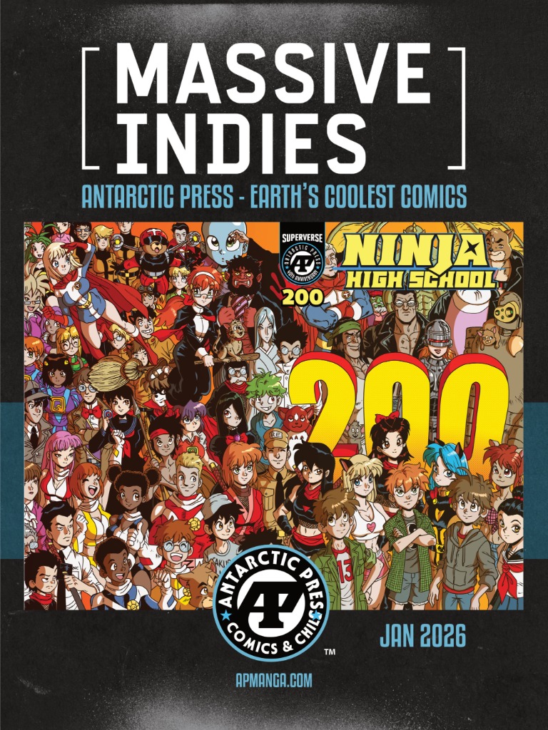Ninja High School #200 in Antarctic Press January 2026 Full Solicits Ninja High School #200 in Antarctic Press January 2026 Full Solicits