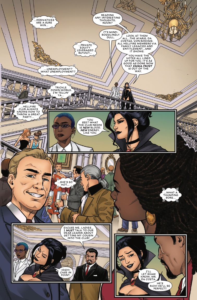 Emma Frost: The White Queen #5 Preview: Hellfire Backstab Spectacle