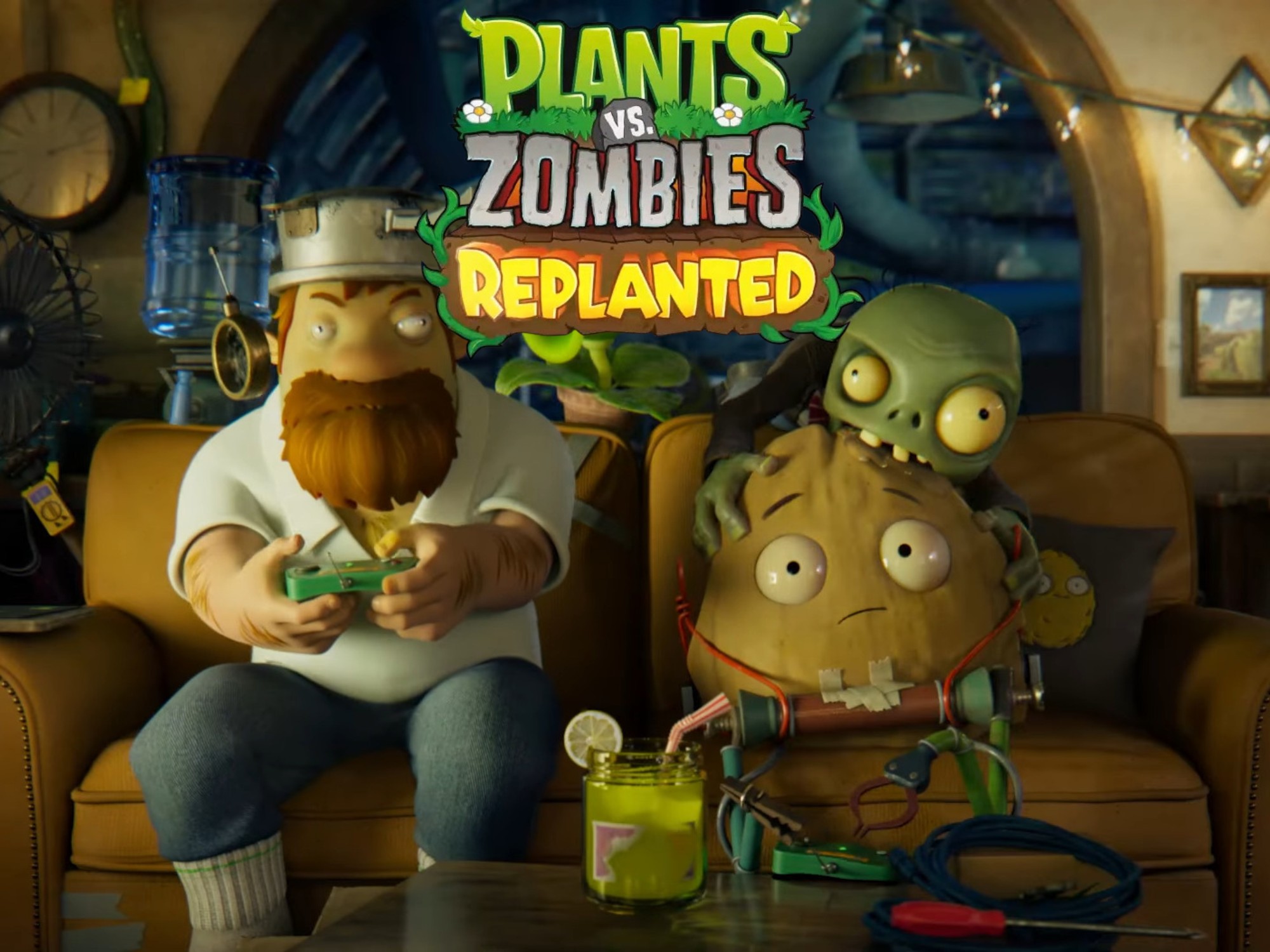 Plants vs. Zombies: Replanted Releases New Launch Trailer, image size:2000x1500