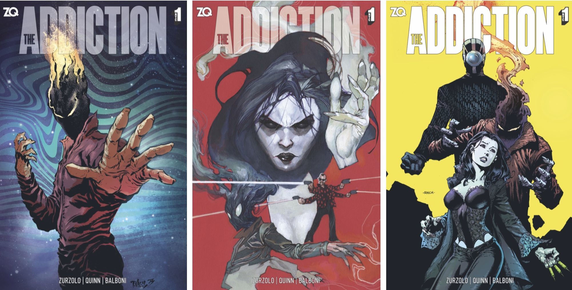 David Quinn's The Addiction: The Touch To Debut At New York Comic Con