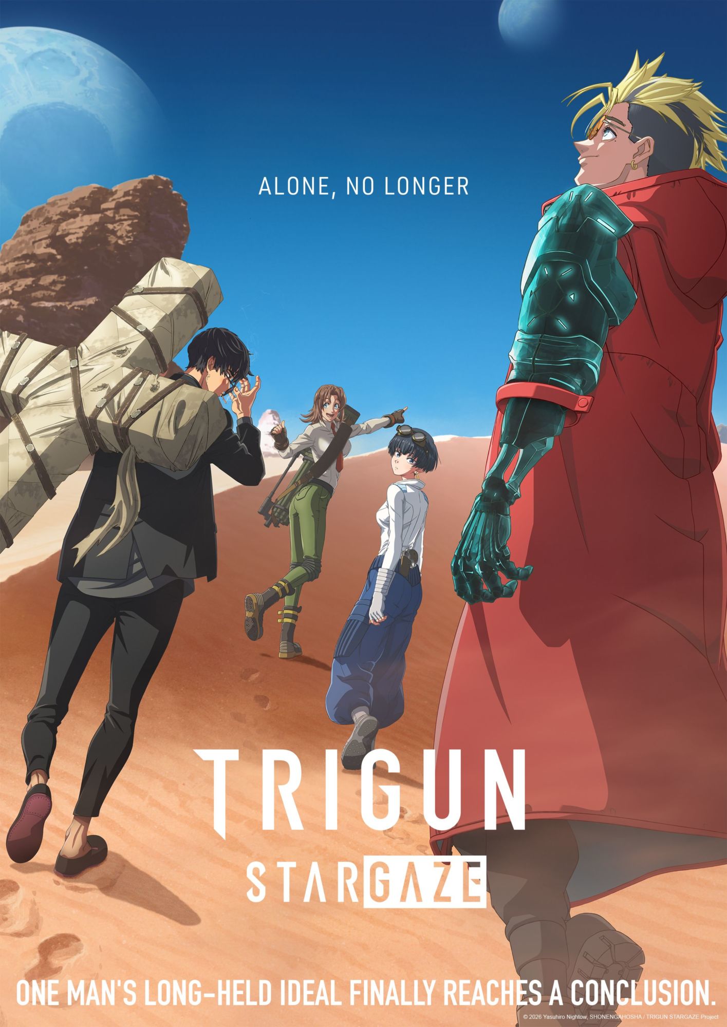Trigun Stargaze Returns in January 2026; Check Out the New Trailer