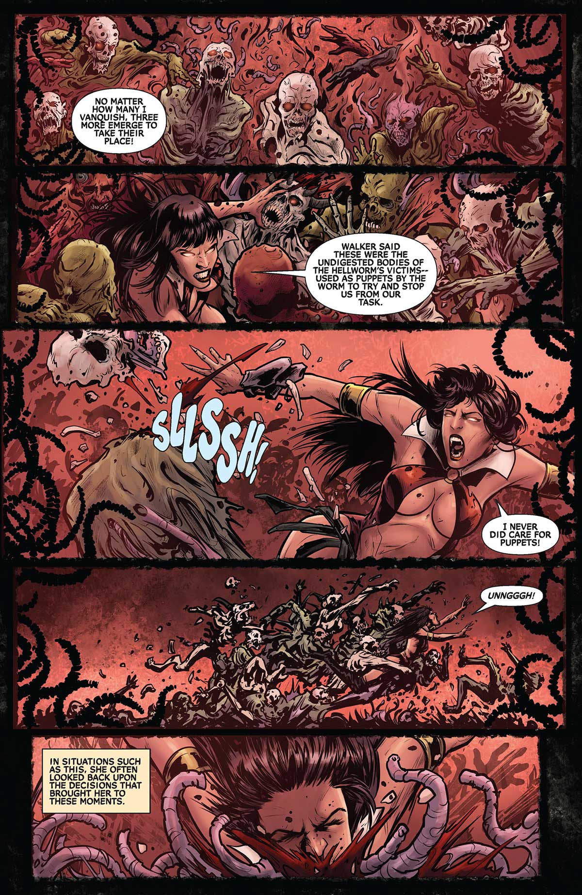 Vampirella Armageddon #4 Preview: A Warm Welcome in Hell