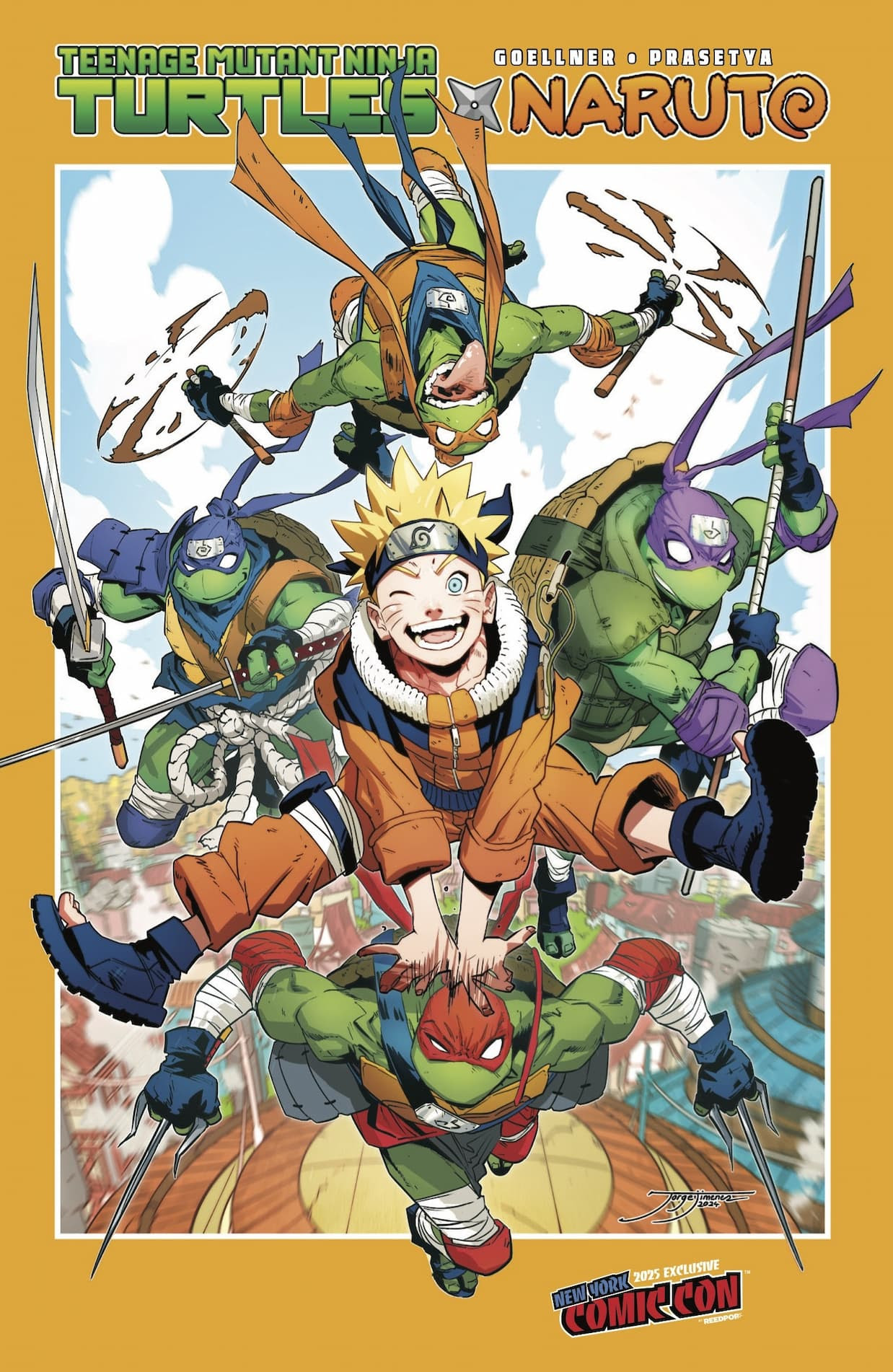 IDW's Exclusives For New York Comic Con 2025 – TMNT, Naruto, Godzilla.