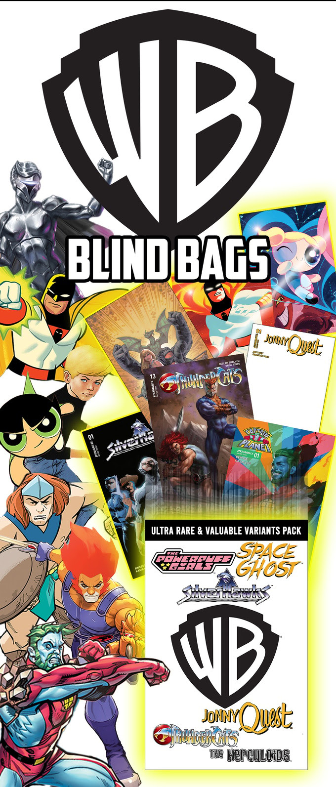 Warner Bros. Blind Bags For ThunderCats, PowerpuffGirls & Supernatural Warner Bros. Blind Bags For ThunderCats, PowerpuffGirls & Supernatural