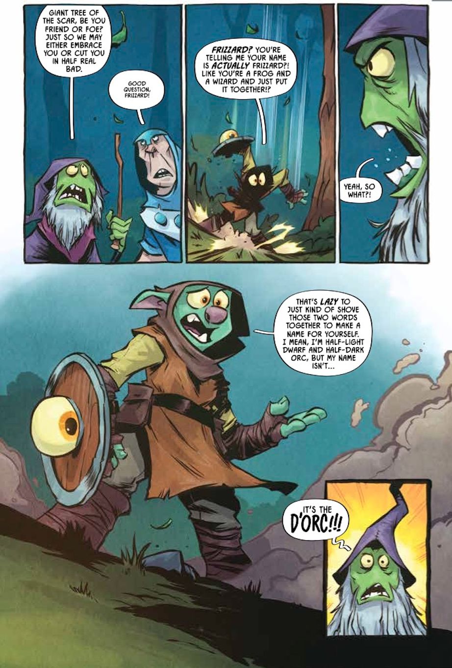 Half Dwarf, Half Orc, Brett Bean Launches D'Orc #1 From Image Comics