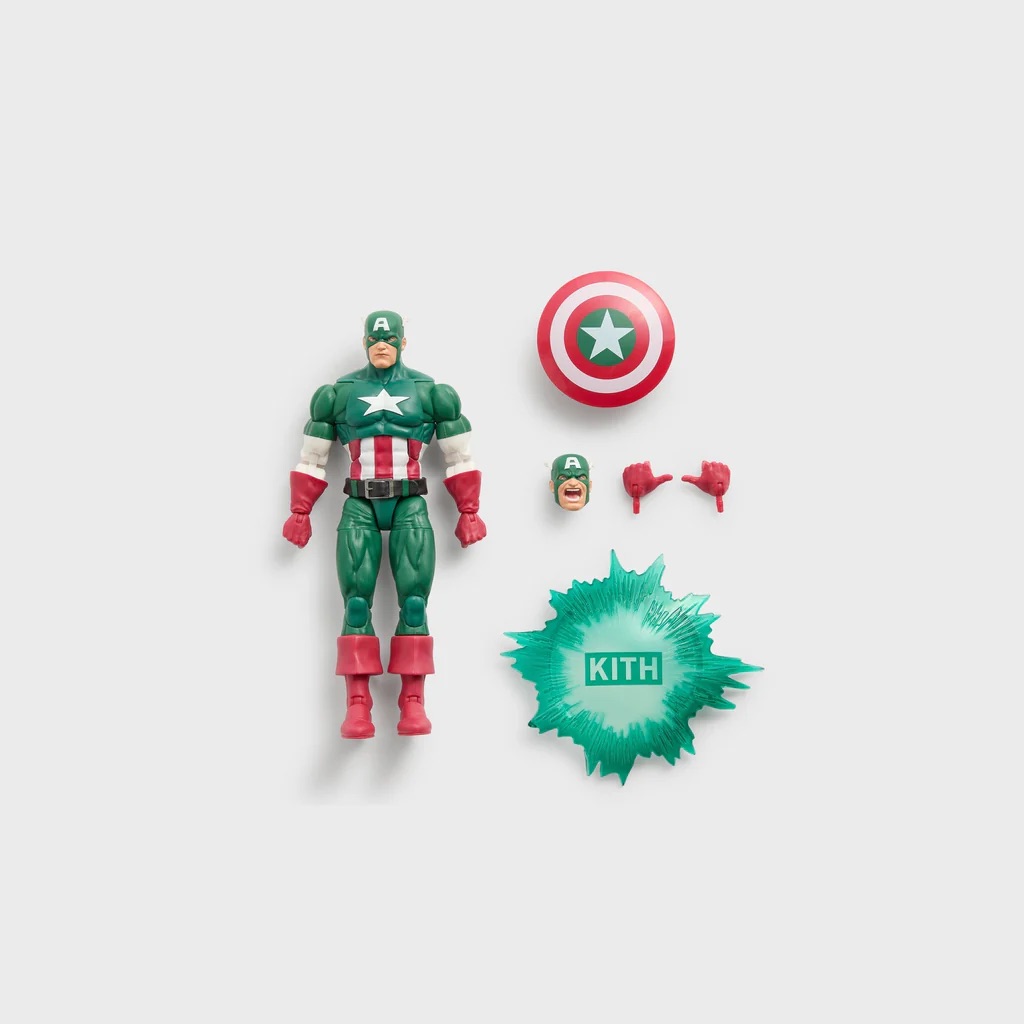 KITH マーベル カプコン フィギュア キャプテンアメリカ Marvel Ca Captain America Receives An Exclusive Kith x Marvel Legends Figure