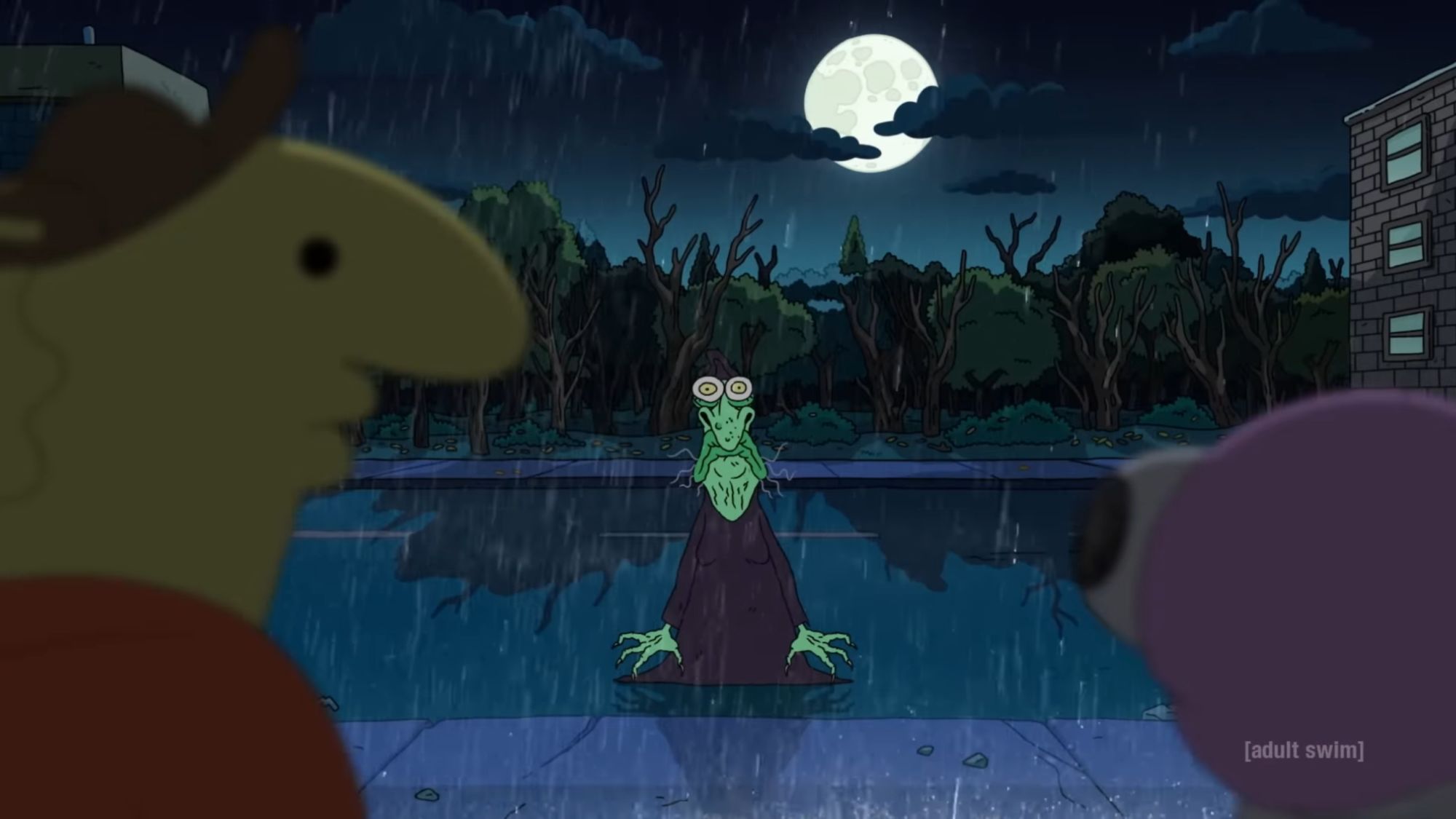 Image for Smiling Friends S03E04: "Curse of the Green Halloween Witch" Preview
