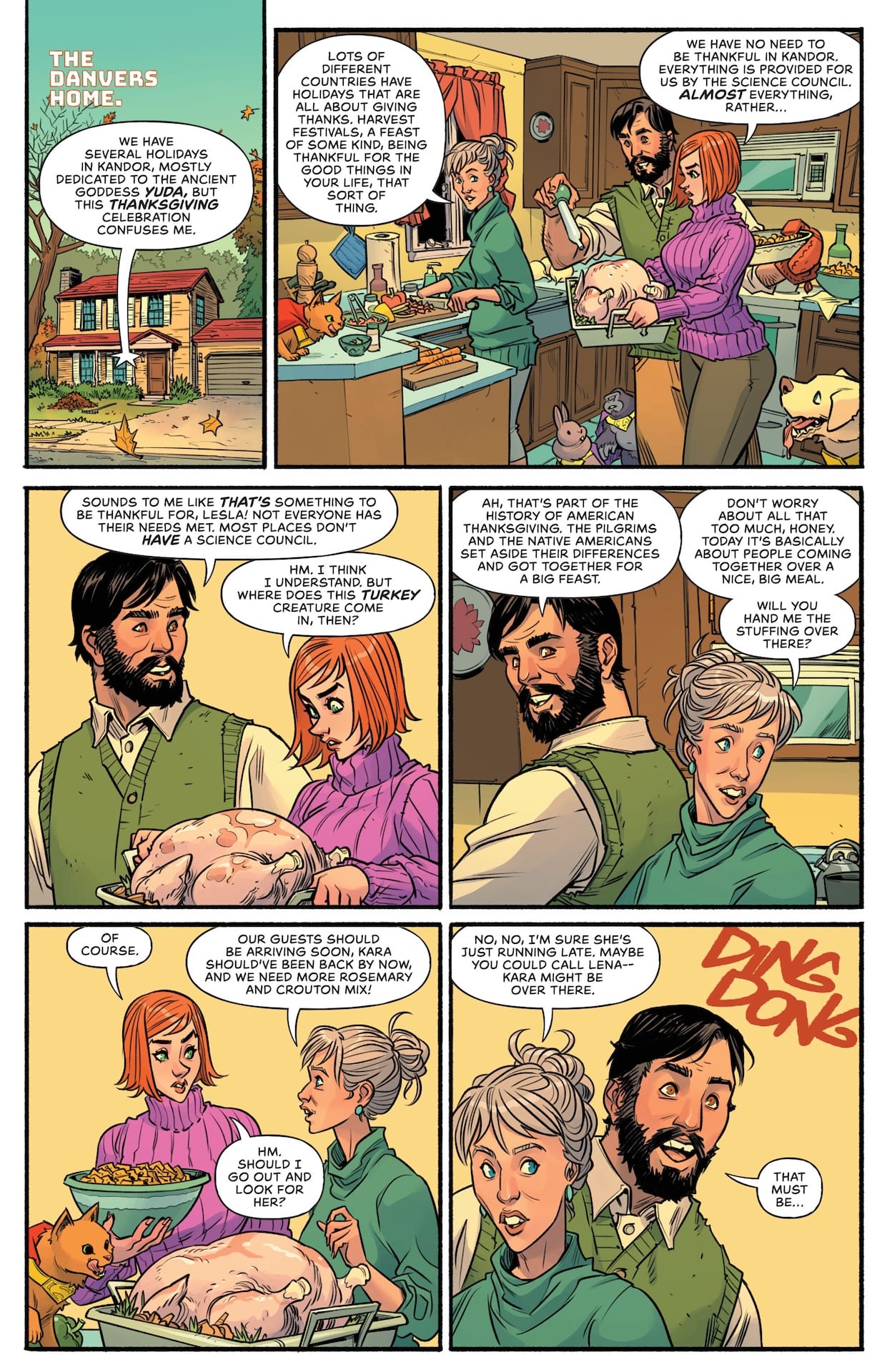 Supergirl #7 Preview: Turkey with a Side of Lex Luthor