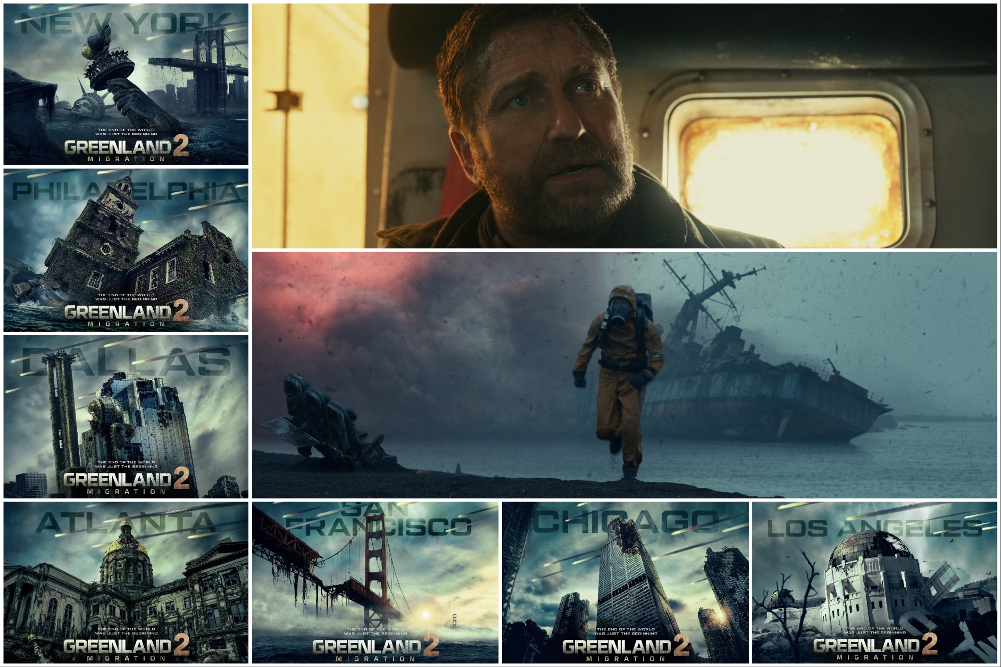 Greenland 2: Migration – New Clip Released And 7 Location Posters