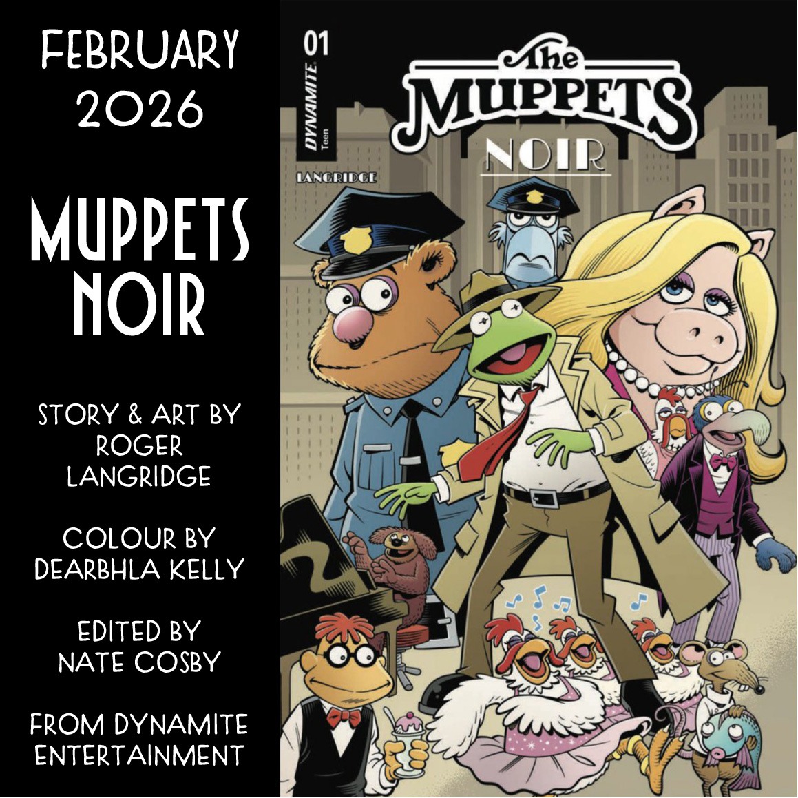 Roger Langridge Returns To The Muppets In 2026 With Muppets Noir