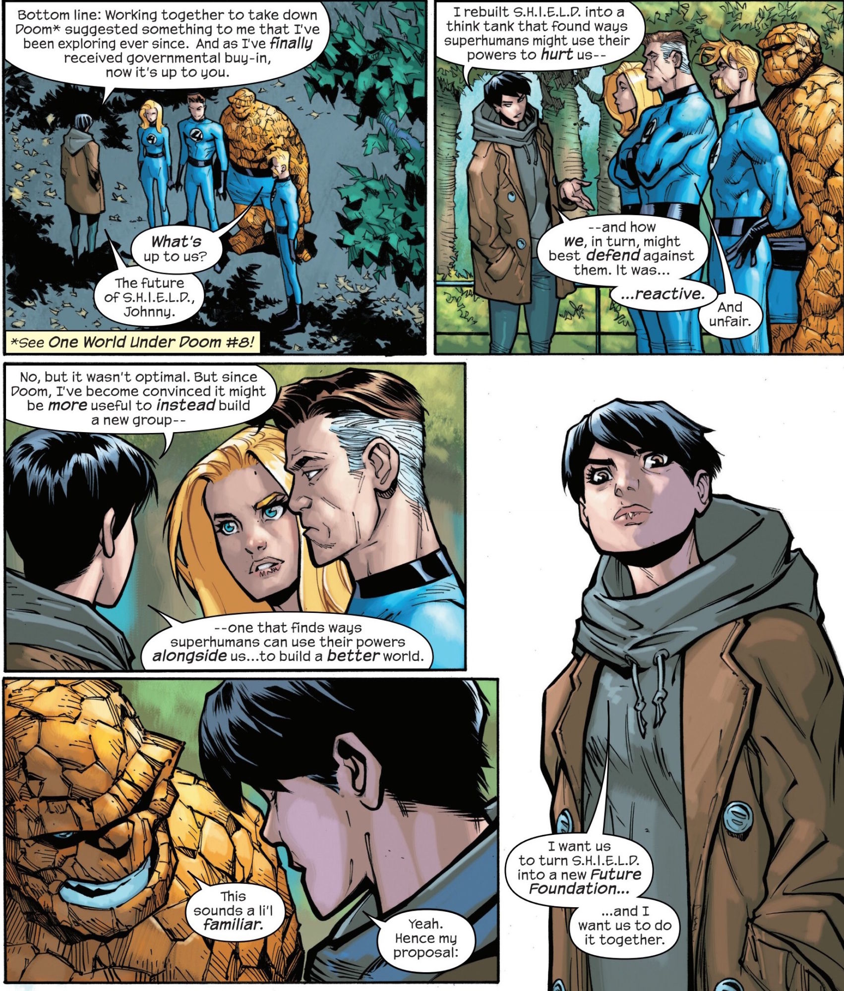 The Return Of SHIELD In Fantastic Four Ahead Of Armageddon (Spoilers)