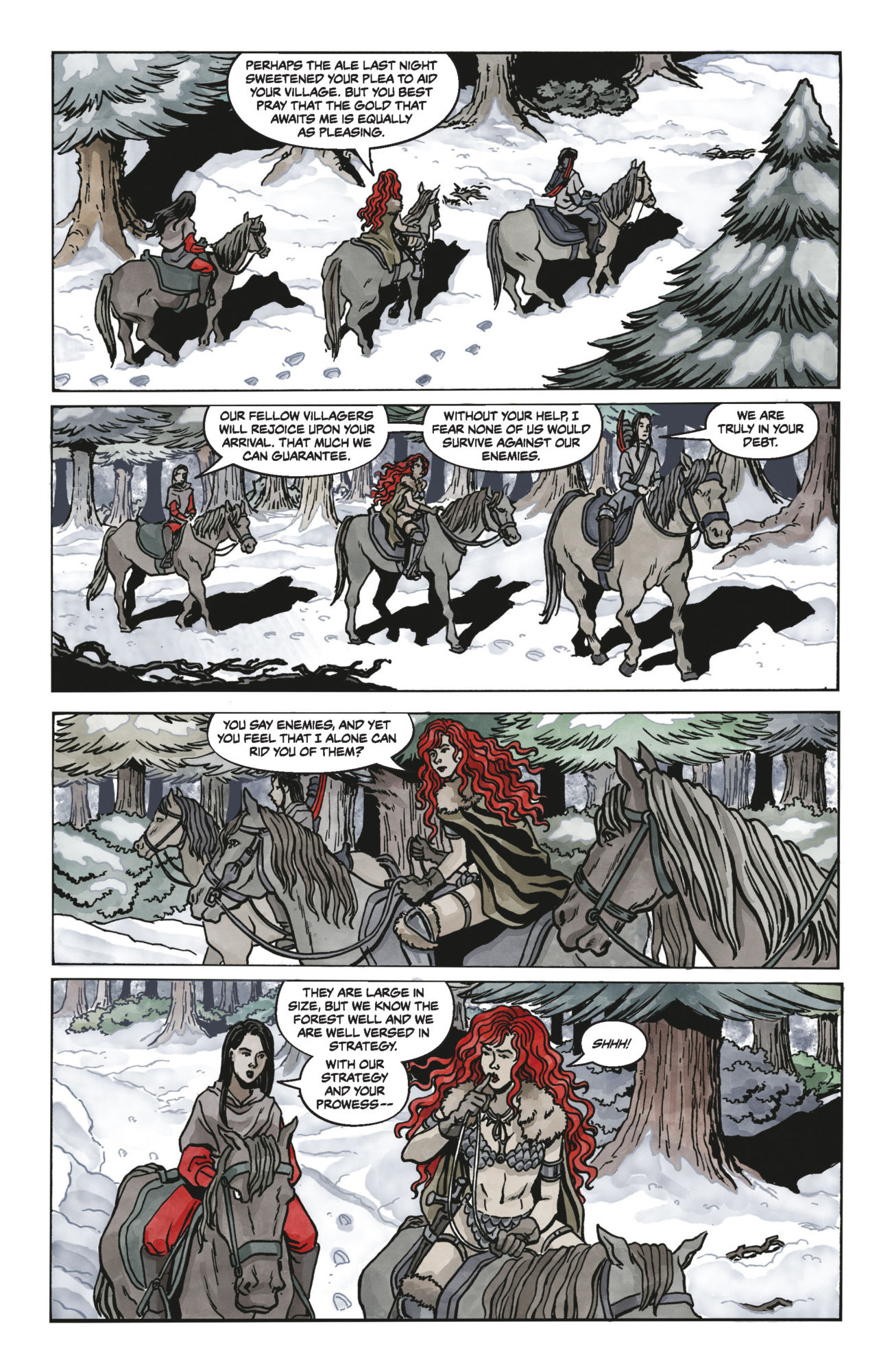Red Sonja: New Year’s Special 2025 #1 Preview: Moonlit Mayhem