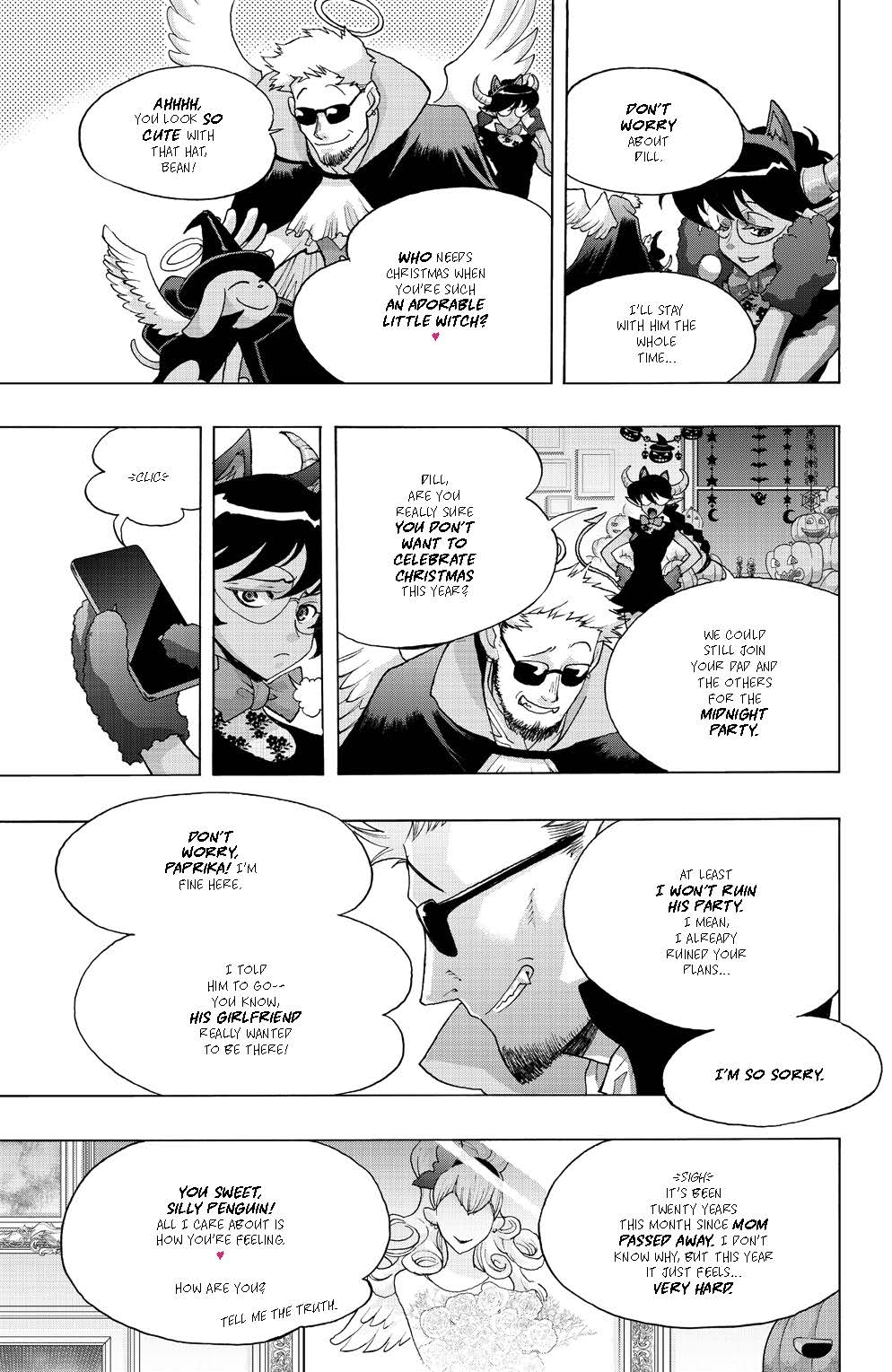 Sweet Paprika Black White and Pink Holiday Special #1 Preview