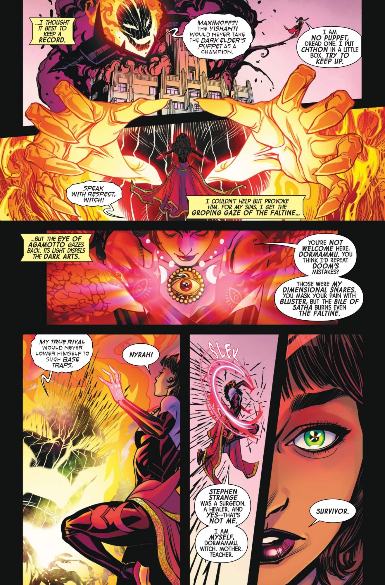 Sorcerer Supreme #1 Preview: Wanda’s Magical Middle Finger