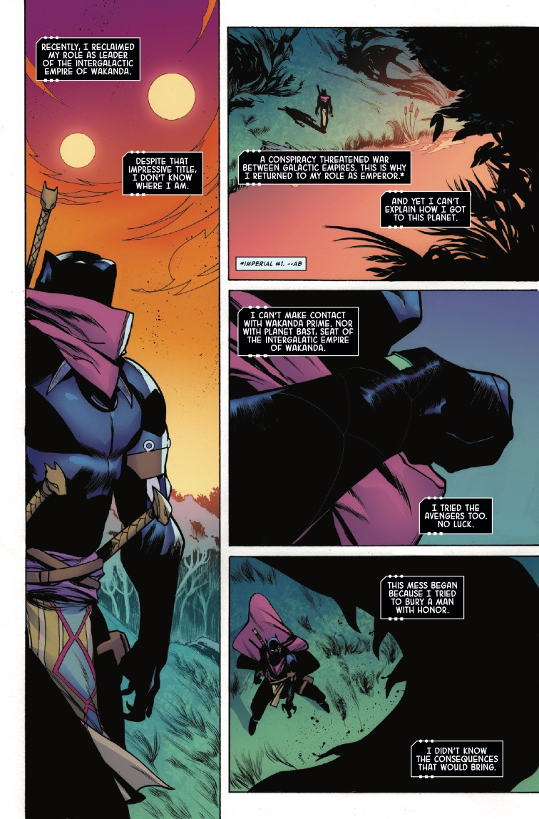 Black Panther: Intergalactic #1 Preview: Wakanda’s Planetary Drama