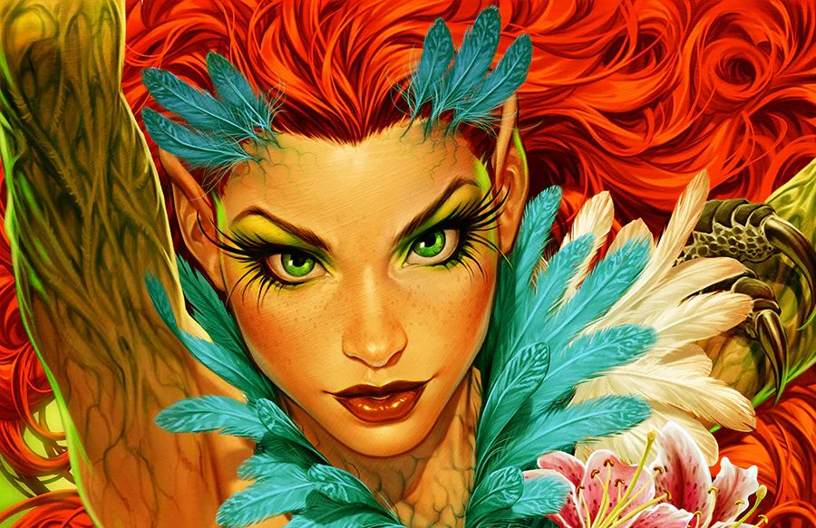 Mark Brooks Paints The Absolute Poison Ivy Mark Brooks Paints The Absolute Poison Ivy