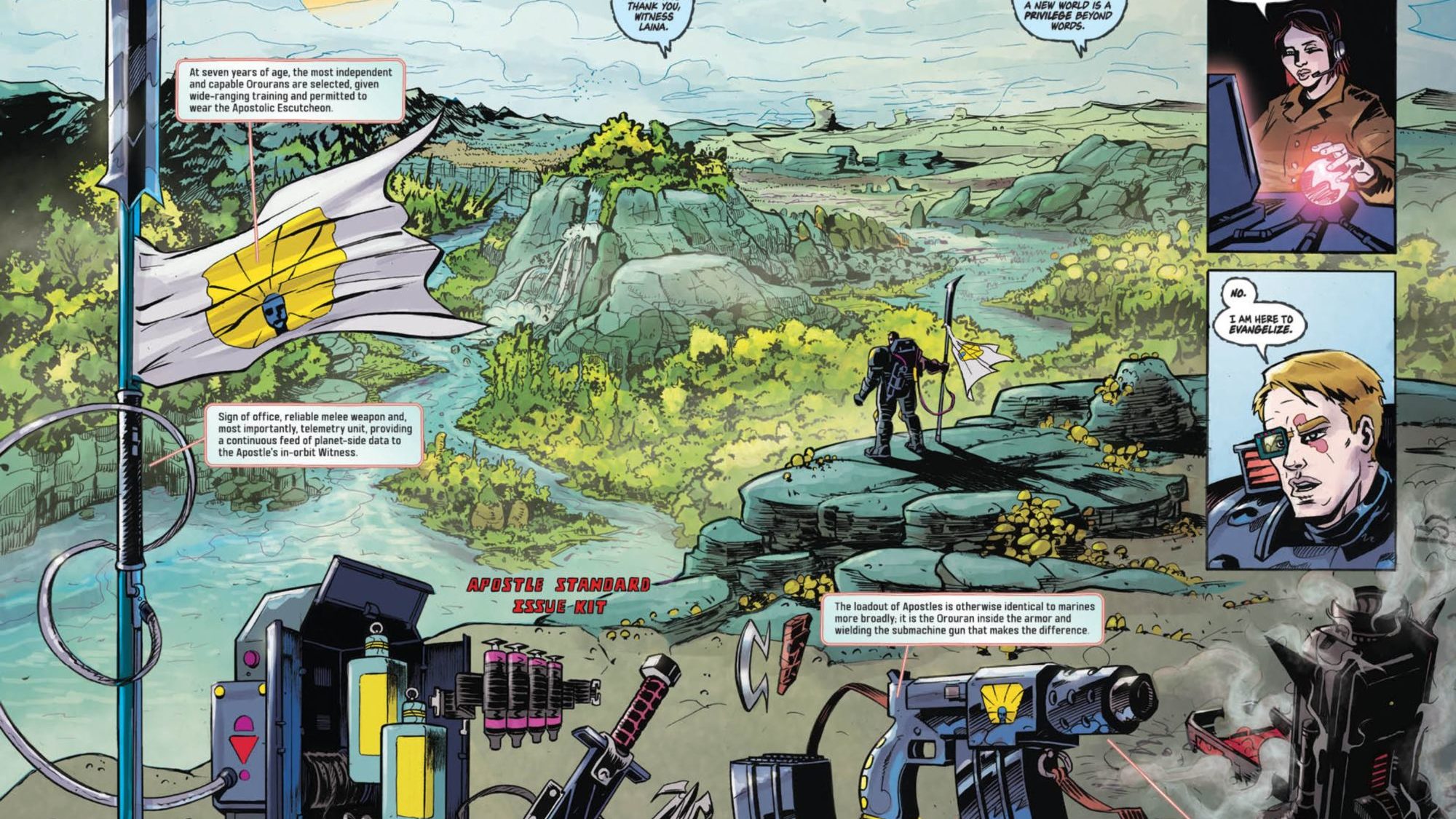 Free Planet #8 Preview: Niketas' Violent Vacation