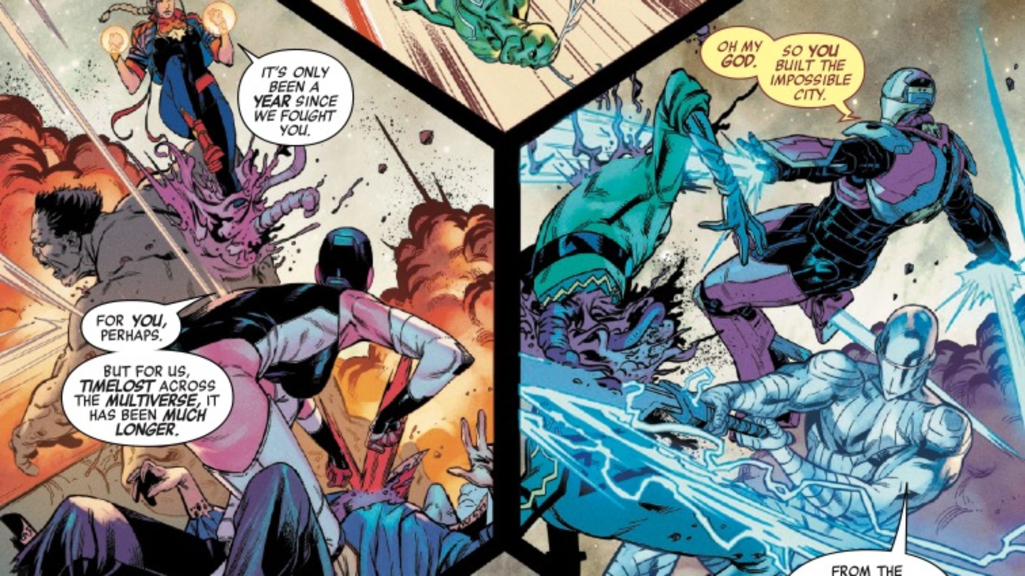 Avengers #34 Preview: Kang's Time Travel Shenanigans Continue