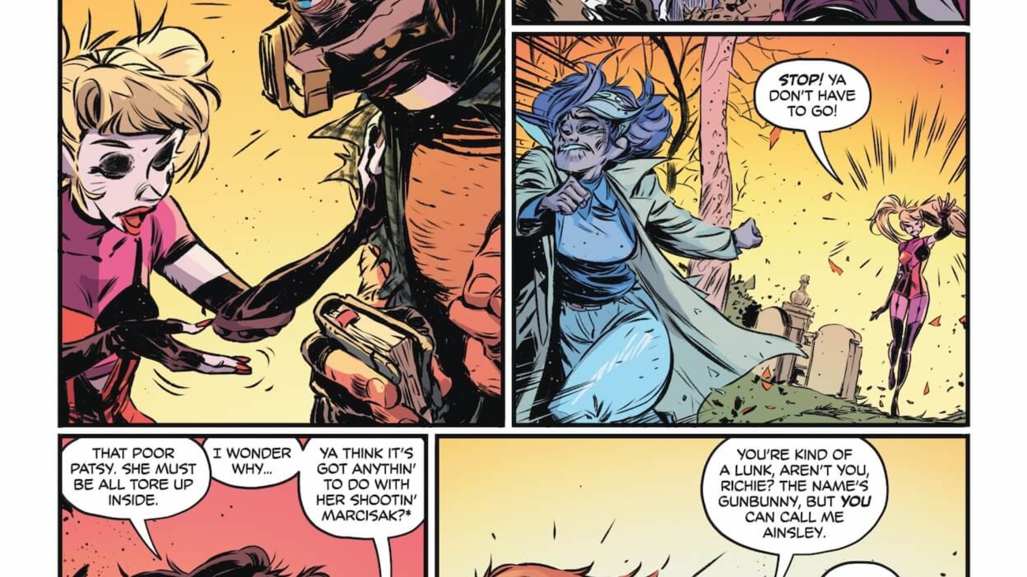 Harley Quinn #58 Preview: Blimps and Bazookas