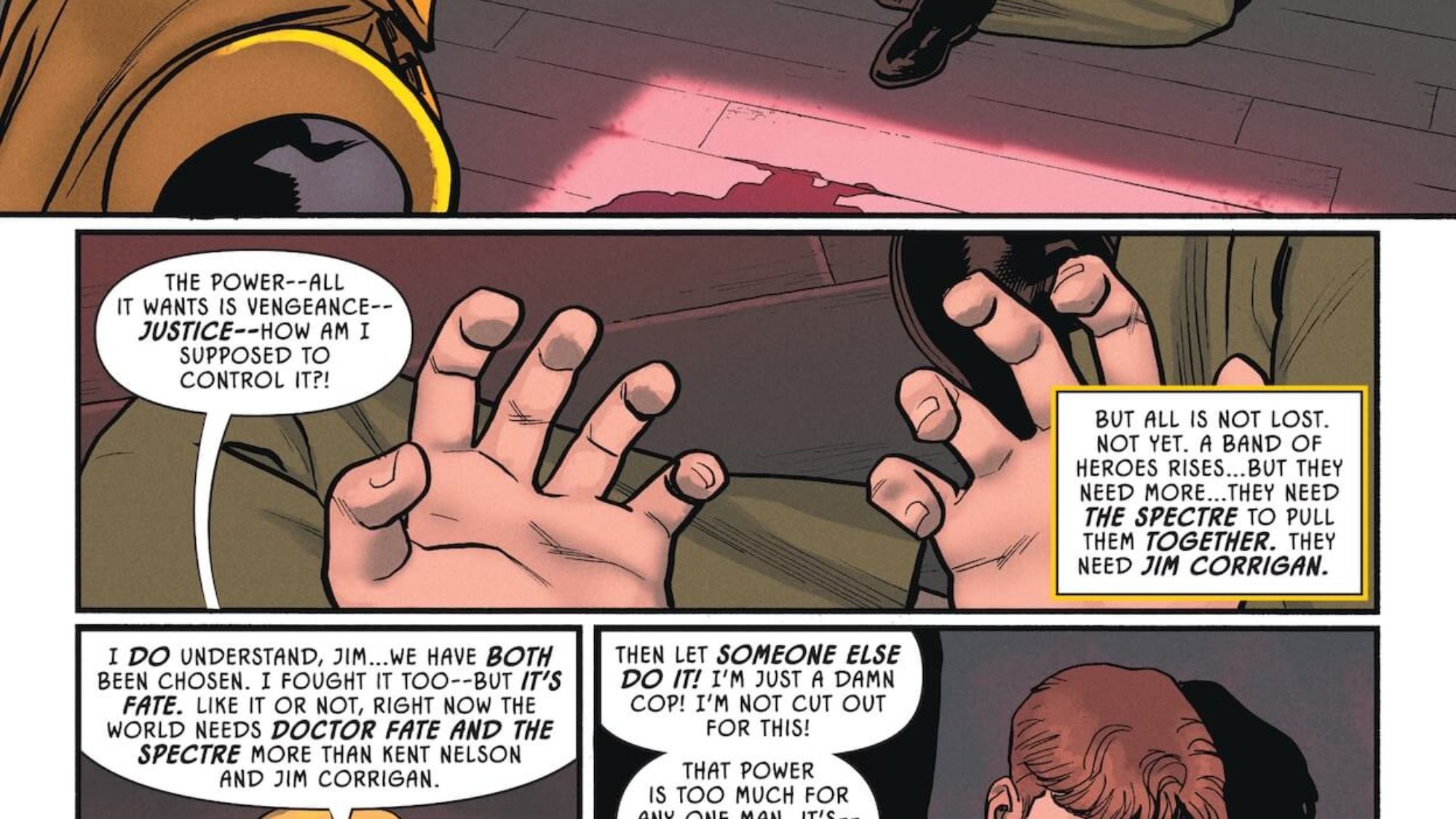 JSA #1 Preview: Gotham's Puppet Master Unmasked