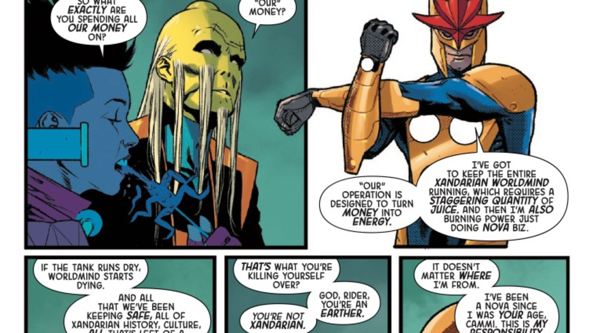 Nova: Centurion #4 Preview: Rich Loses Ship, Gains Headache